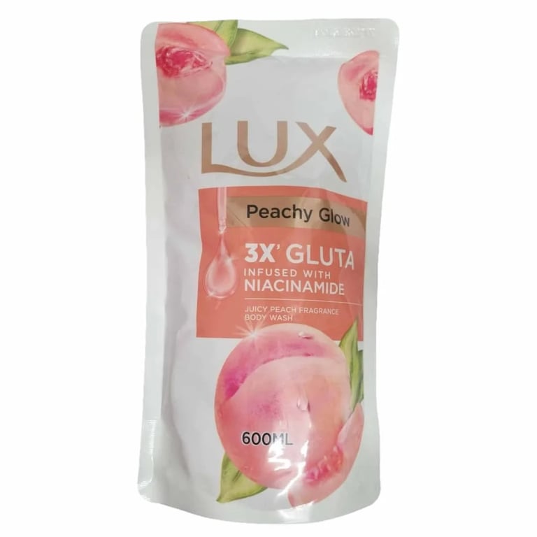 LUX LIQ PEACHY GLOW RF 12X600ML