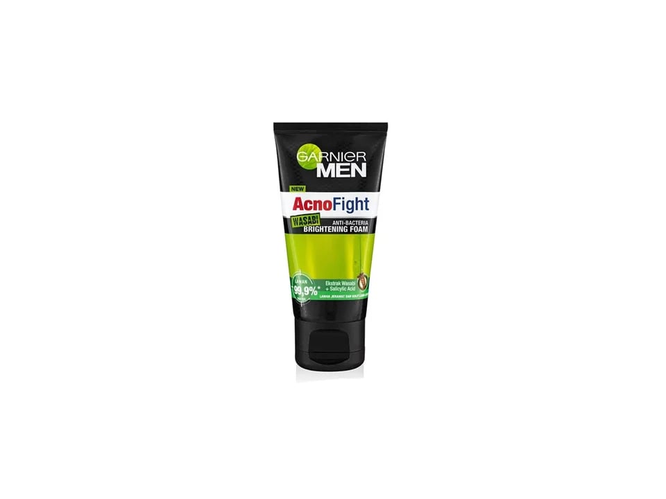 GARNIER MEN WASABI FOAM DEEP CLEANSING FACE WASH FOR OILY SKIN 50ml 61g