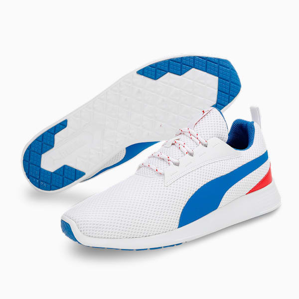 PUMA Core Progressive Shoes 391893122 - PUMA White-PUMA Team Royal-High Risk Red - UK 7