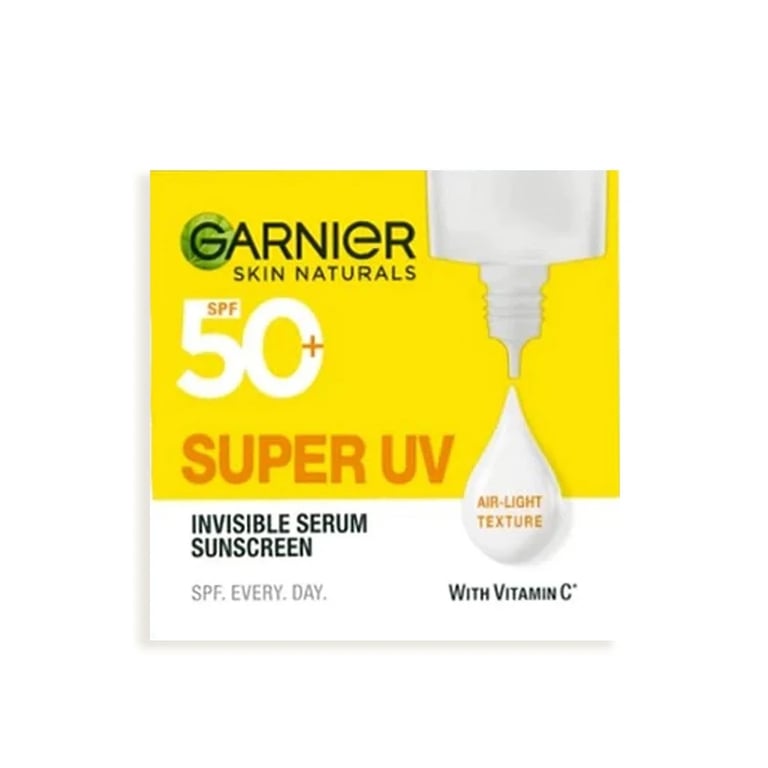 GARNIER UV SUPER SUNSCREEN SERUM SPF BRIGHTENING FACE SERUM 1.5ml X 3