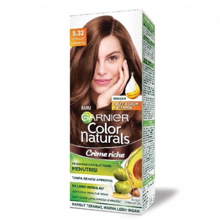 GARNIER COLOR NATURALS HAIR COLOR KIT SHADE 5.32 RELAUNCH STOCK 145g