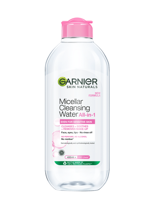 GARNIER SKINACTIVE MOISTURE RESCUE PINK FACE CREAM 50ml FOR DRY SKIN 75g