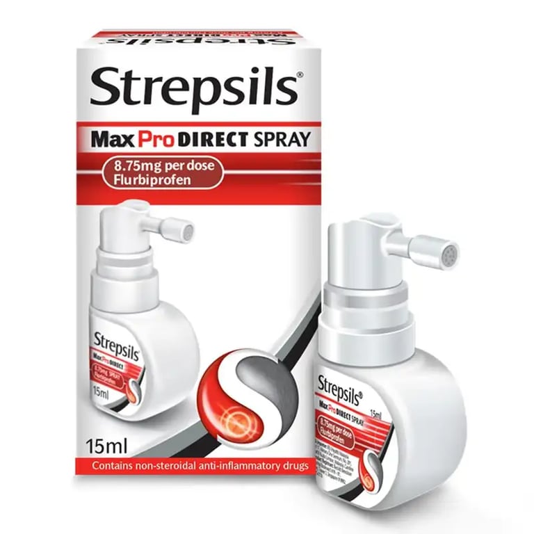 STREPSILS MAX PRO DIRECT THROAT SPRAY 15ml 15ml - SINGAPORE