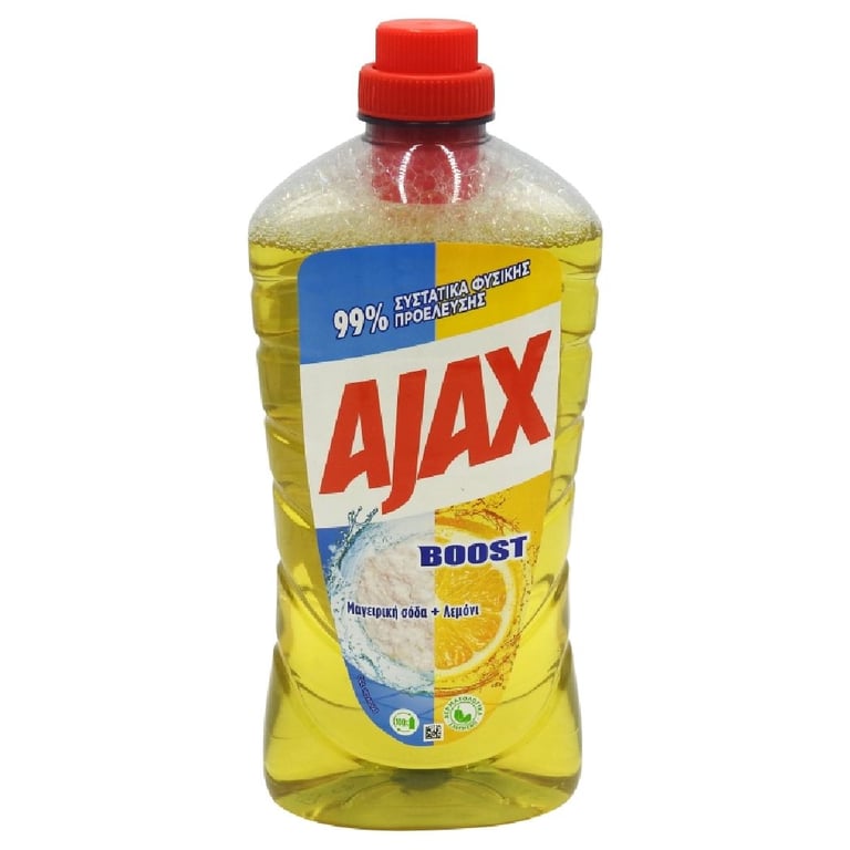 Ajax Boost Floor Cleaner With Lemon & Baking Soda 1 Liter