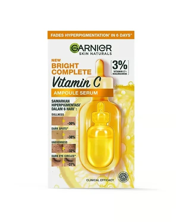 GARNIER BC AMPOULE FACE SERUM 1.5ml - HYDRATING, BRIGHTENING