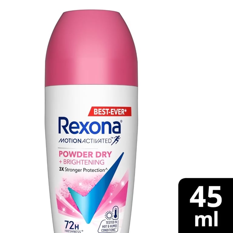 Rexona Women'S Roll-On Powder Dry Antiperspirant Deodorant 45ml 