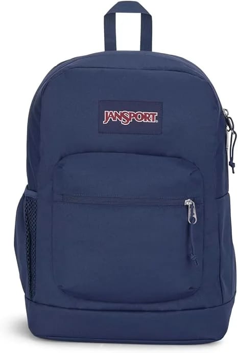 JANSPORT CROSS TOWN PLUS NAVY BACKPACK 26L - LAPTOP SCHOOL BOOK BAG