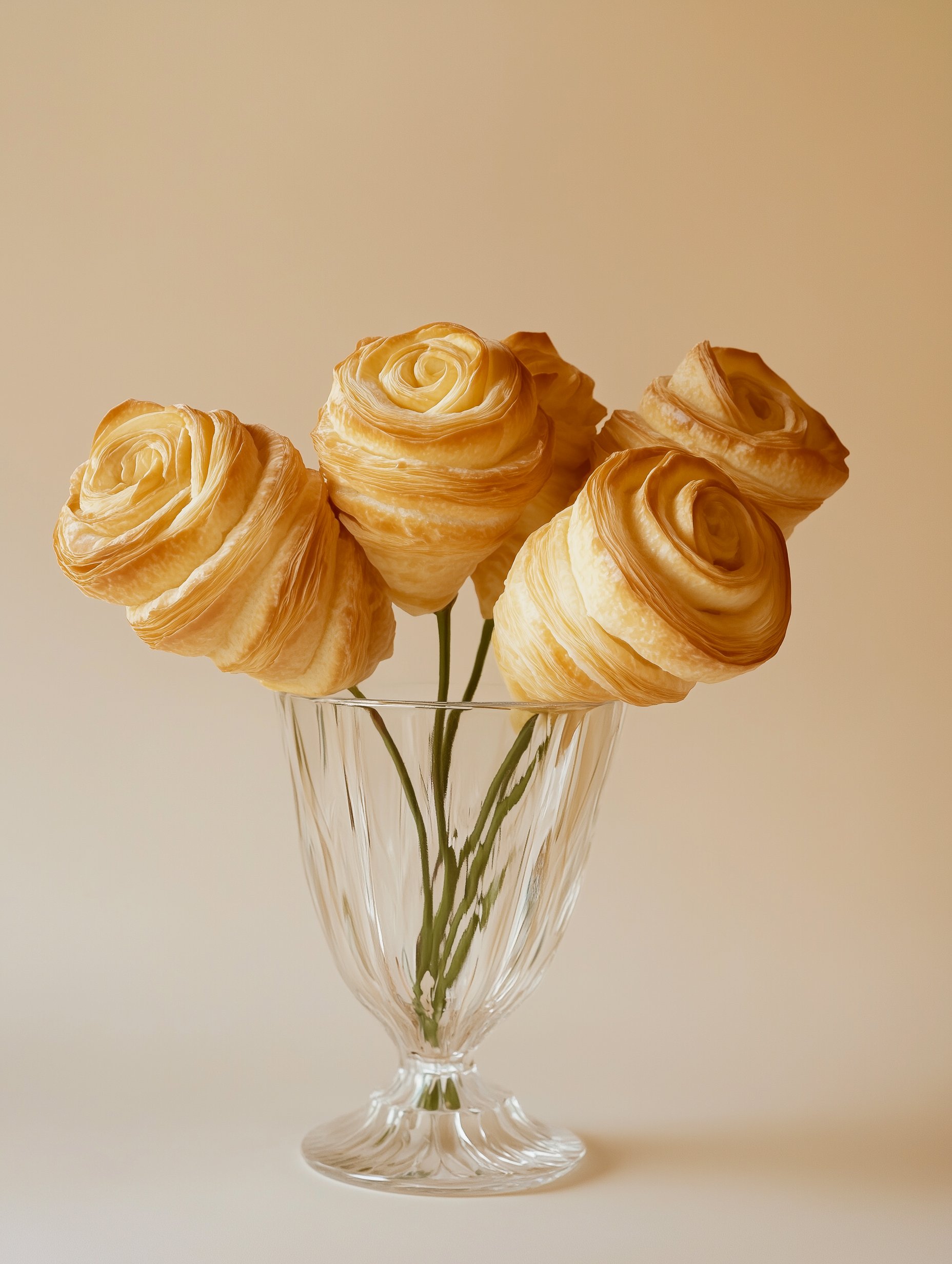 크로와상 로즈 부케