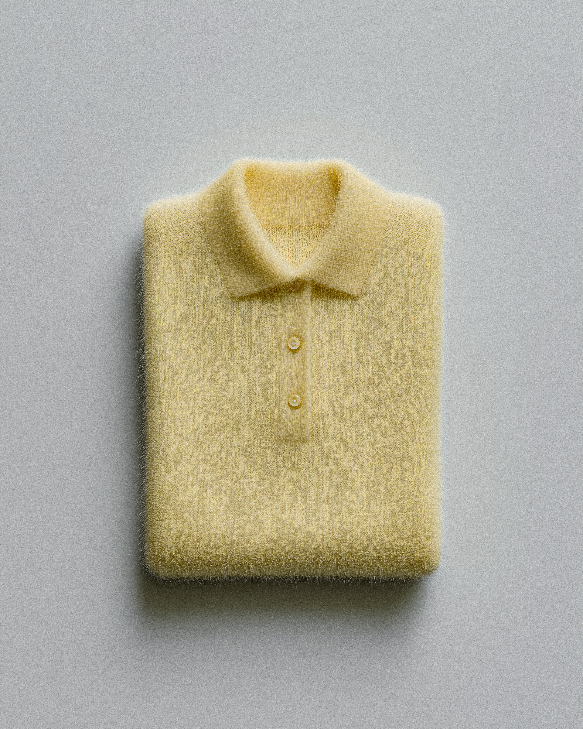 Yellow Angora Sweater