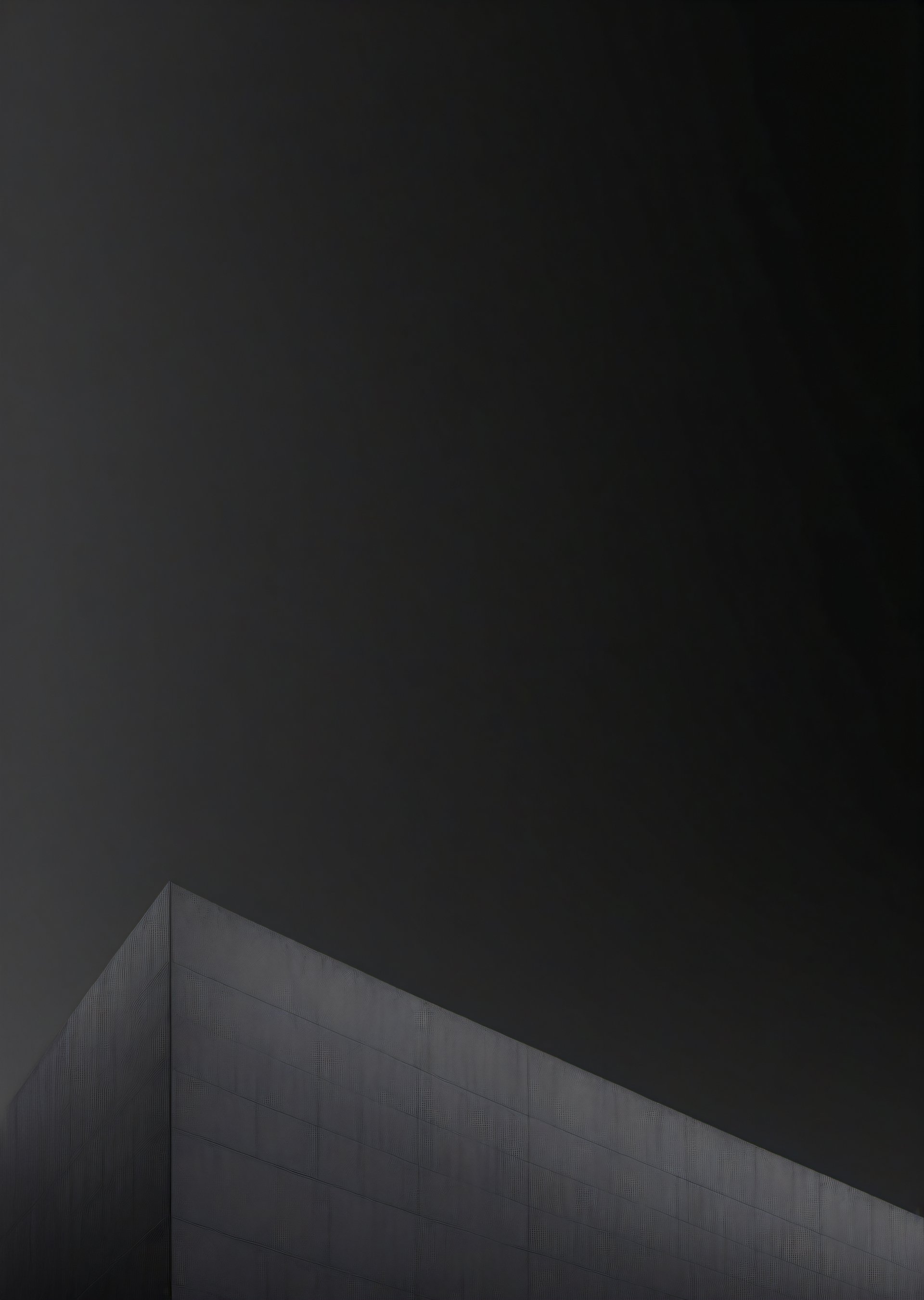 dark minimal building