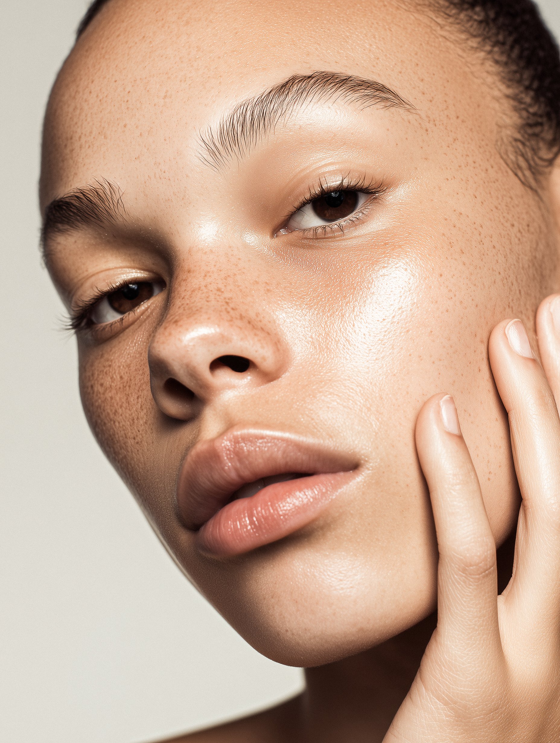 Natural Beauty Editorial Close Up