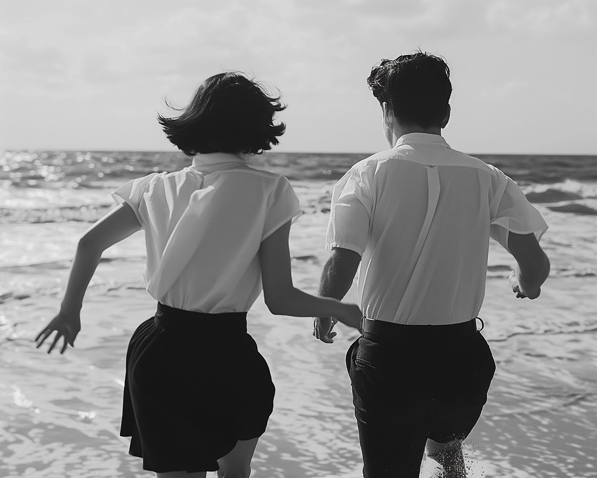 The Man and Woman by the Seashore