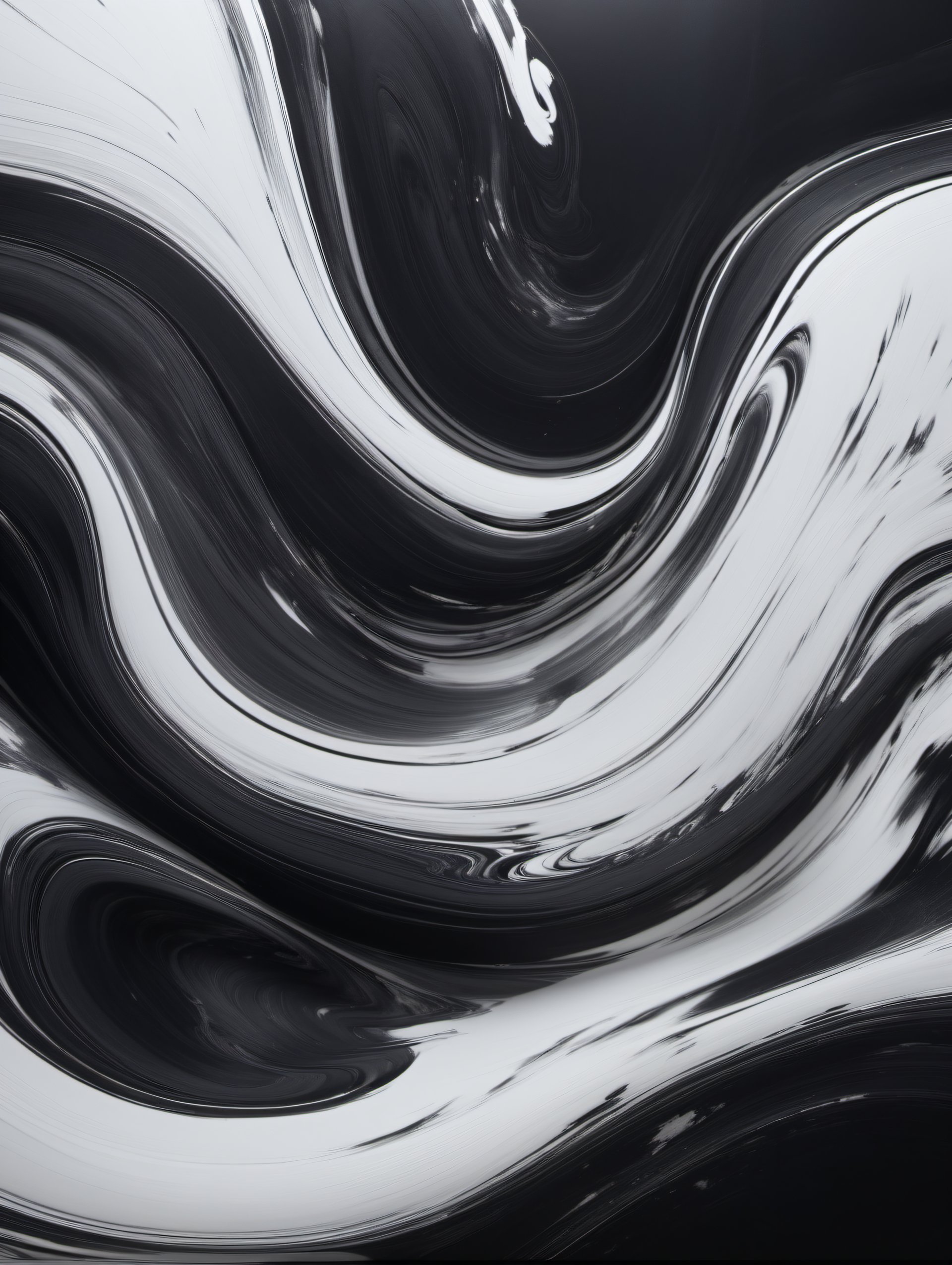 black and white liquid