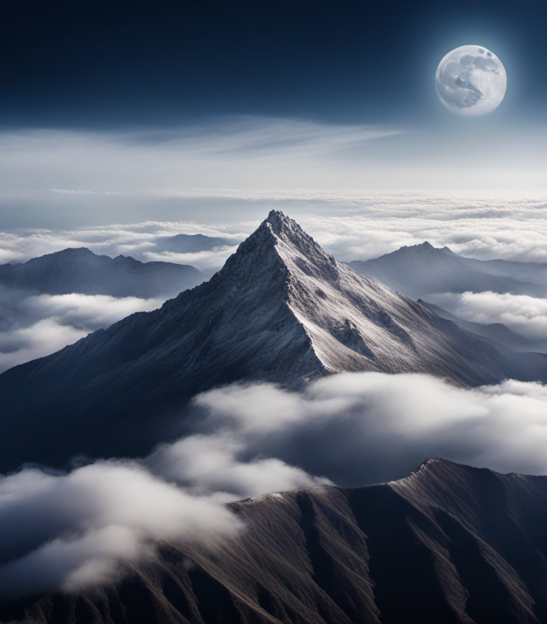 mountain moon