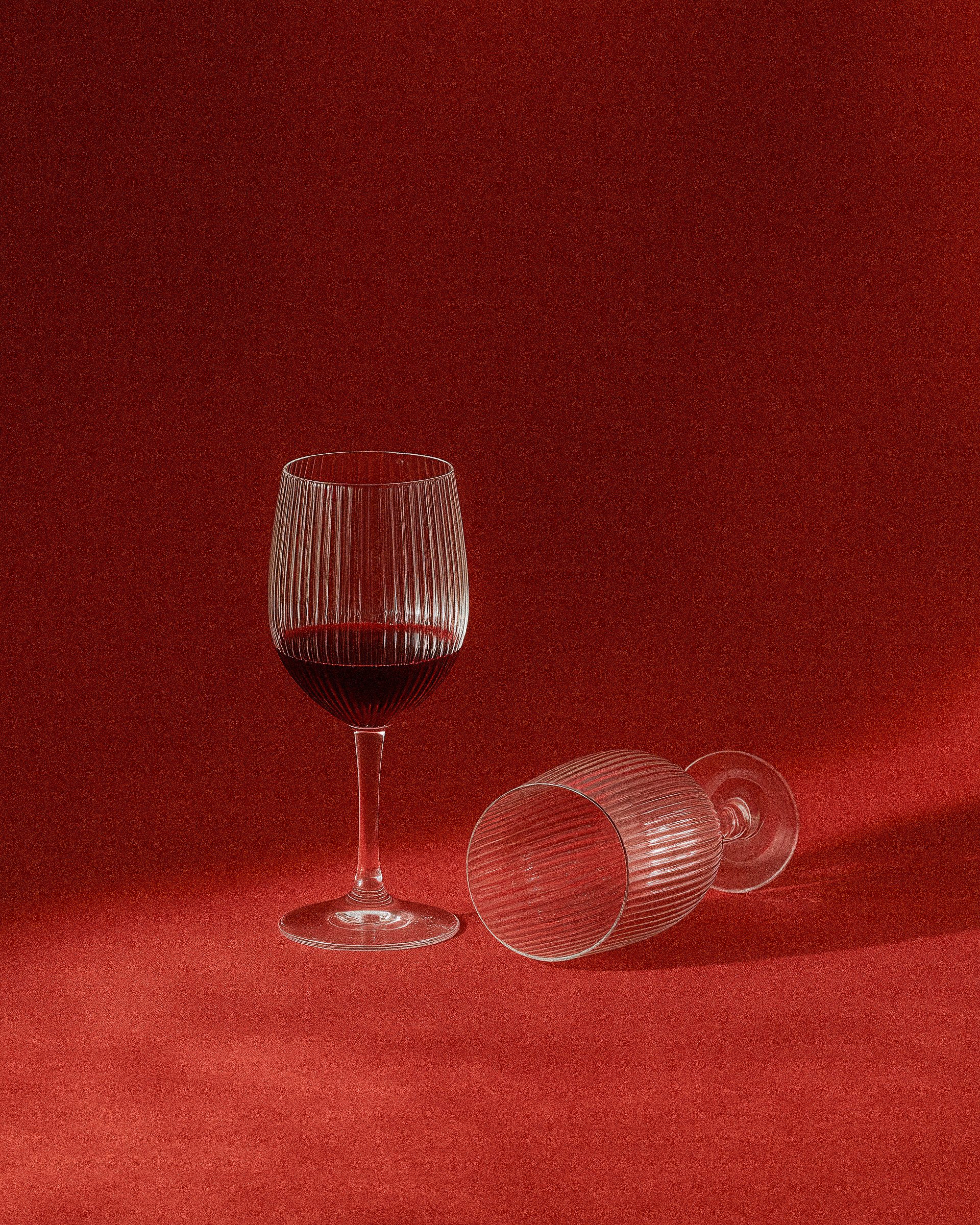 Red Wine Glass Still Life