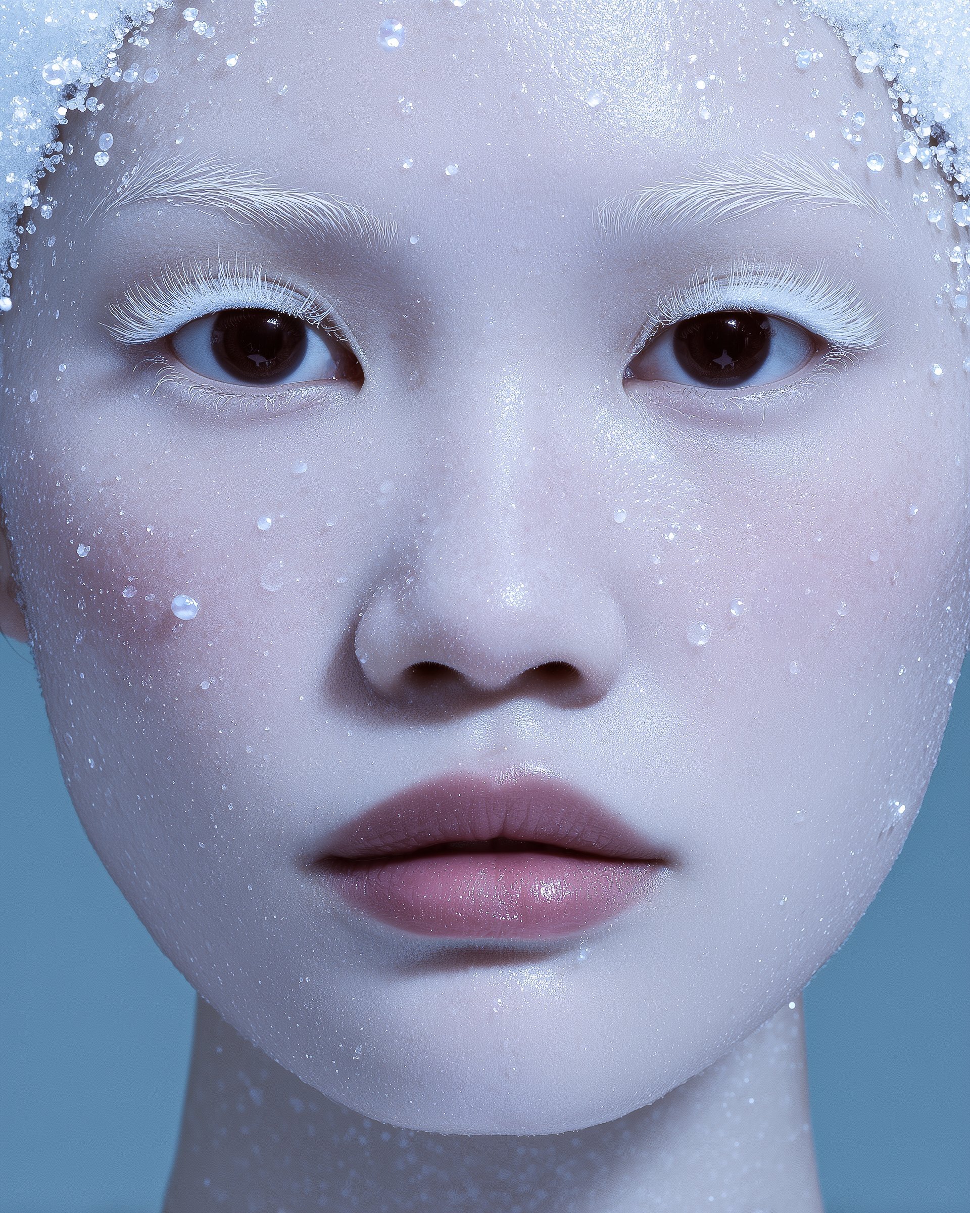 Icy Dew Beauty Portrait