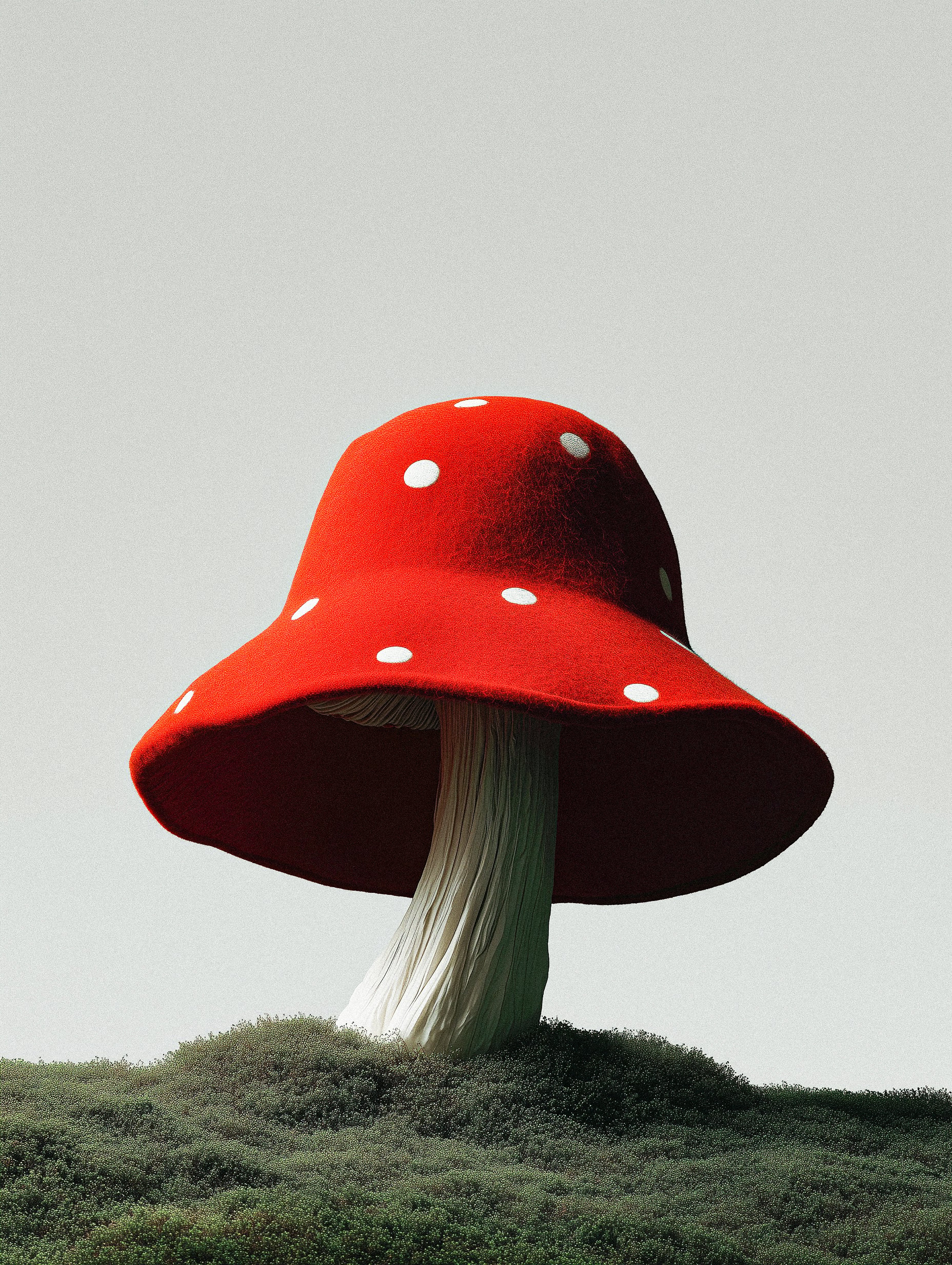 Red Bucket Mushroom