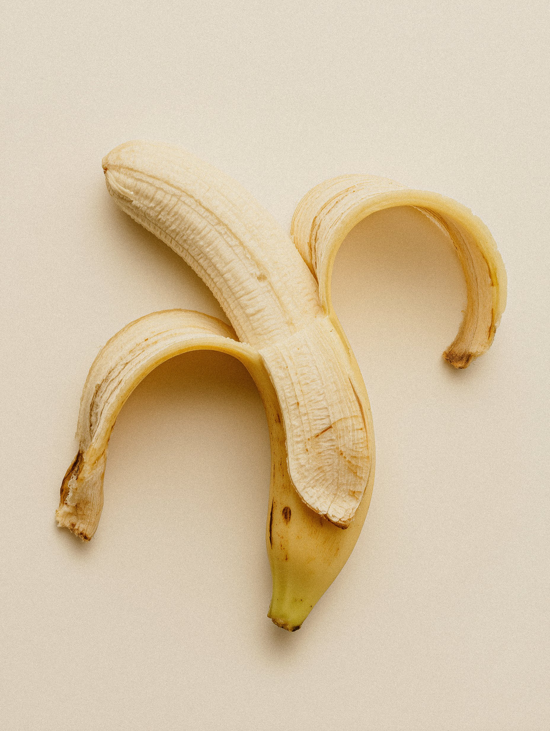 Peeled Banana Still Life