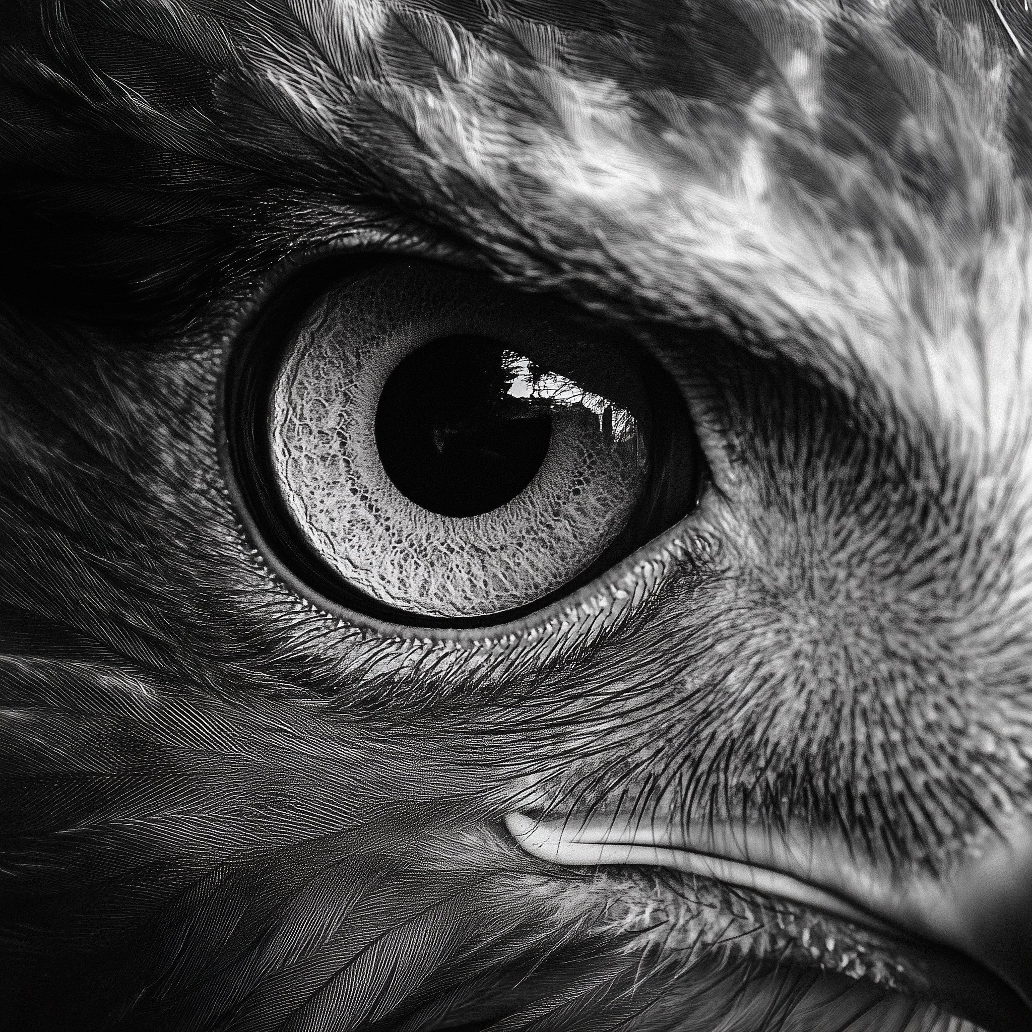 Hawk eye image, Midjourney See the prompts and settings - Oksuro