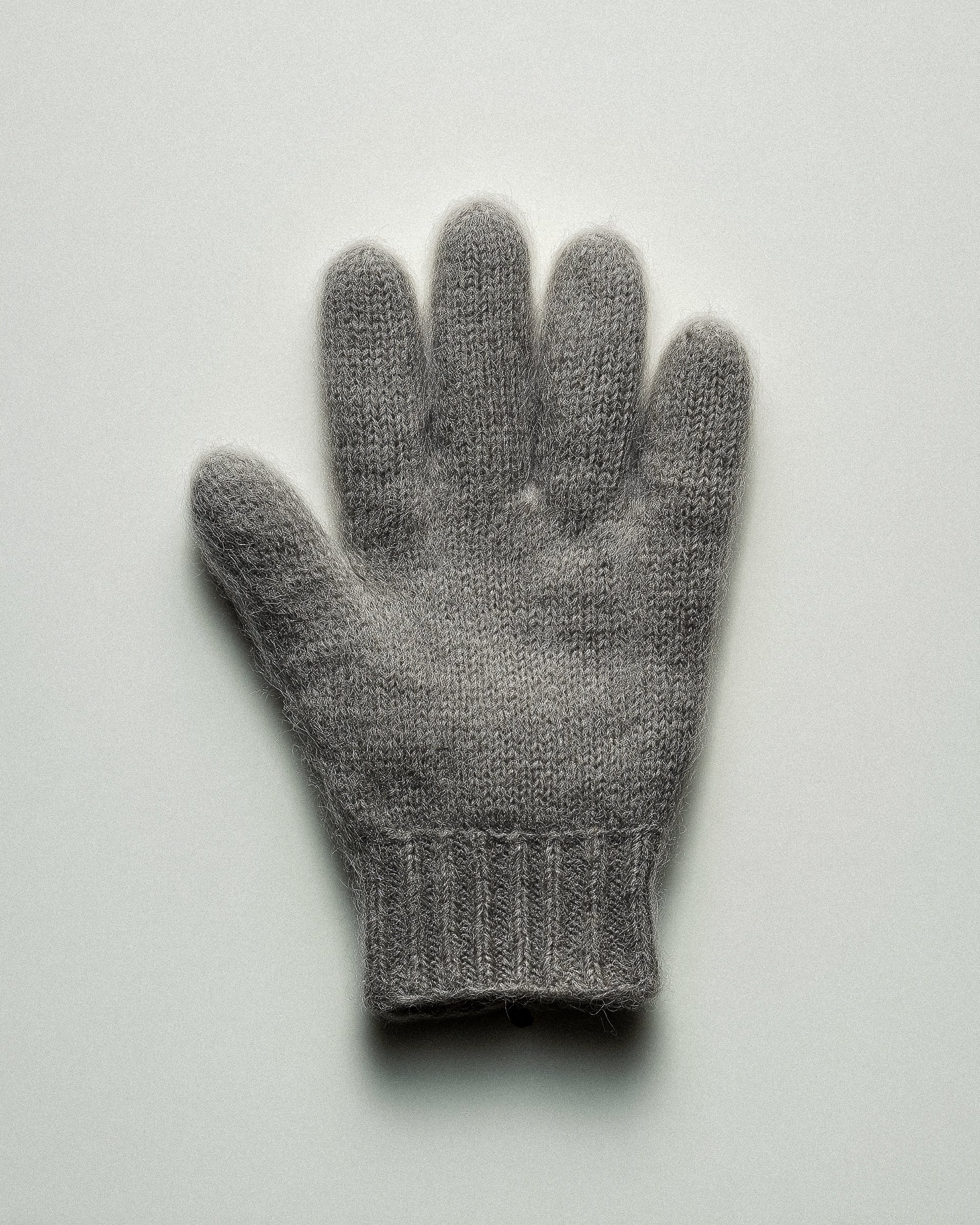 Gray Wool Glove