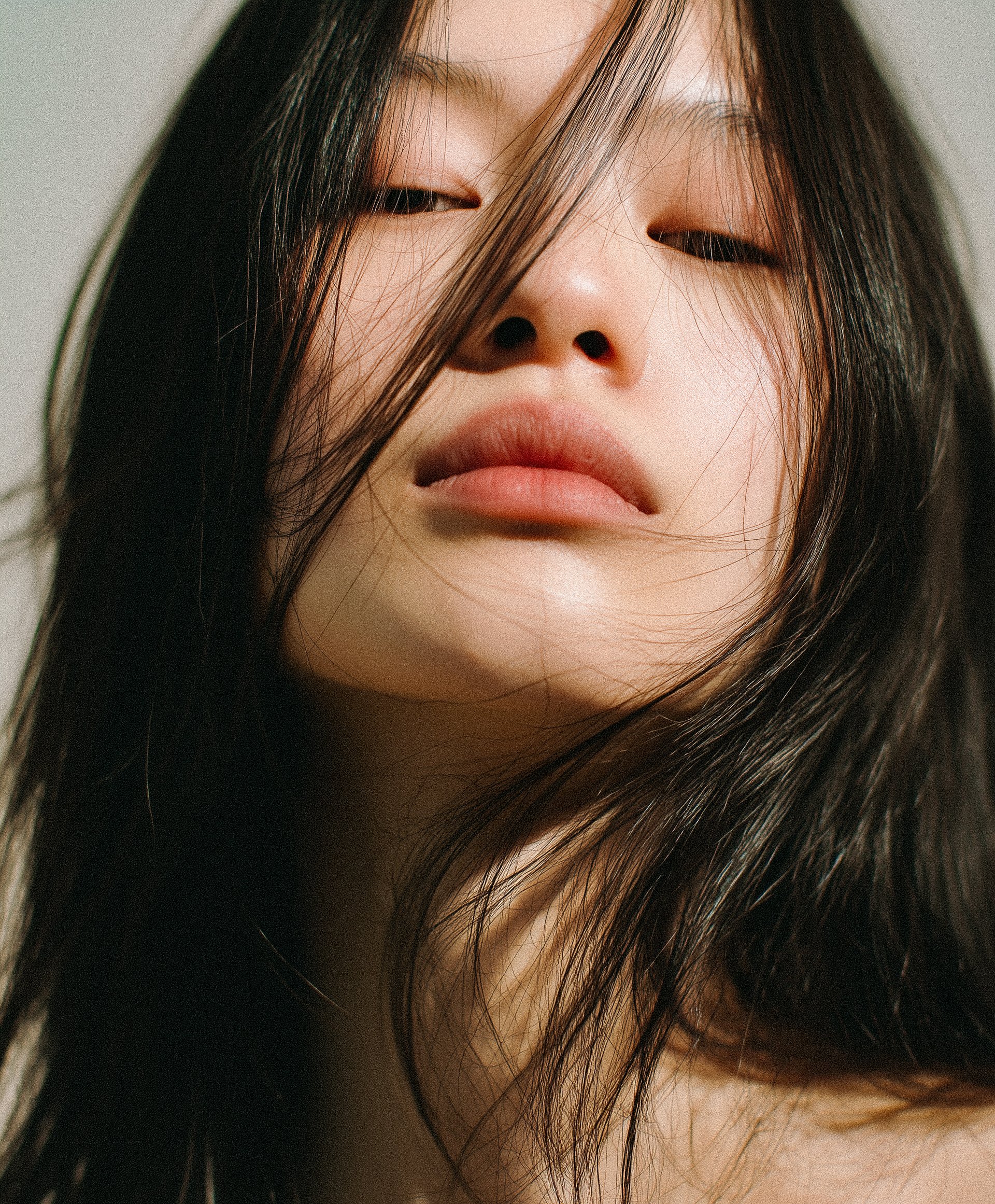 Close Up Beauty Portrait Woman