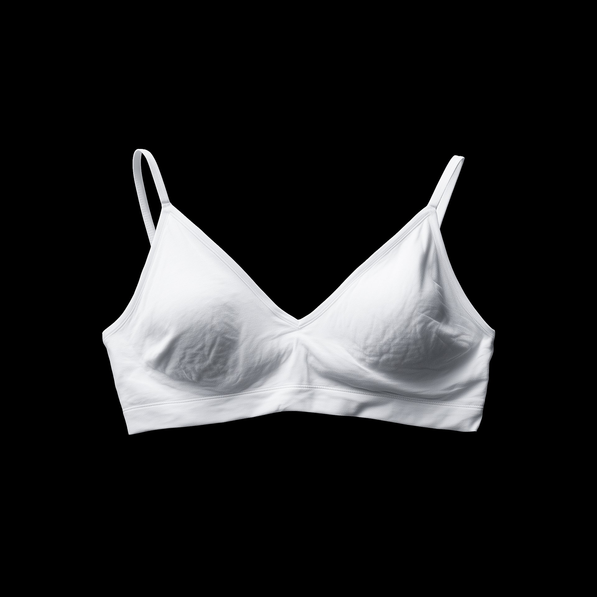 White Cotton Bralette