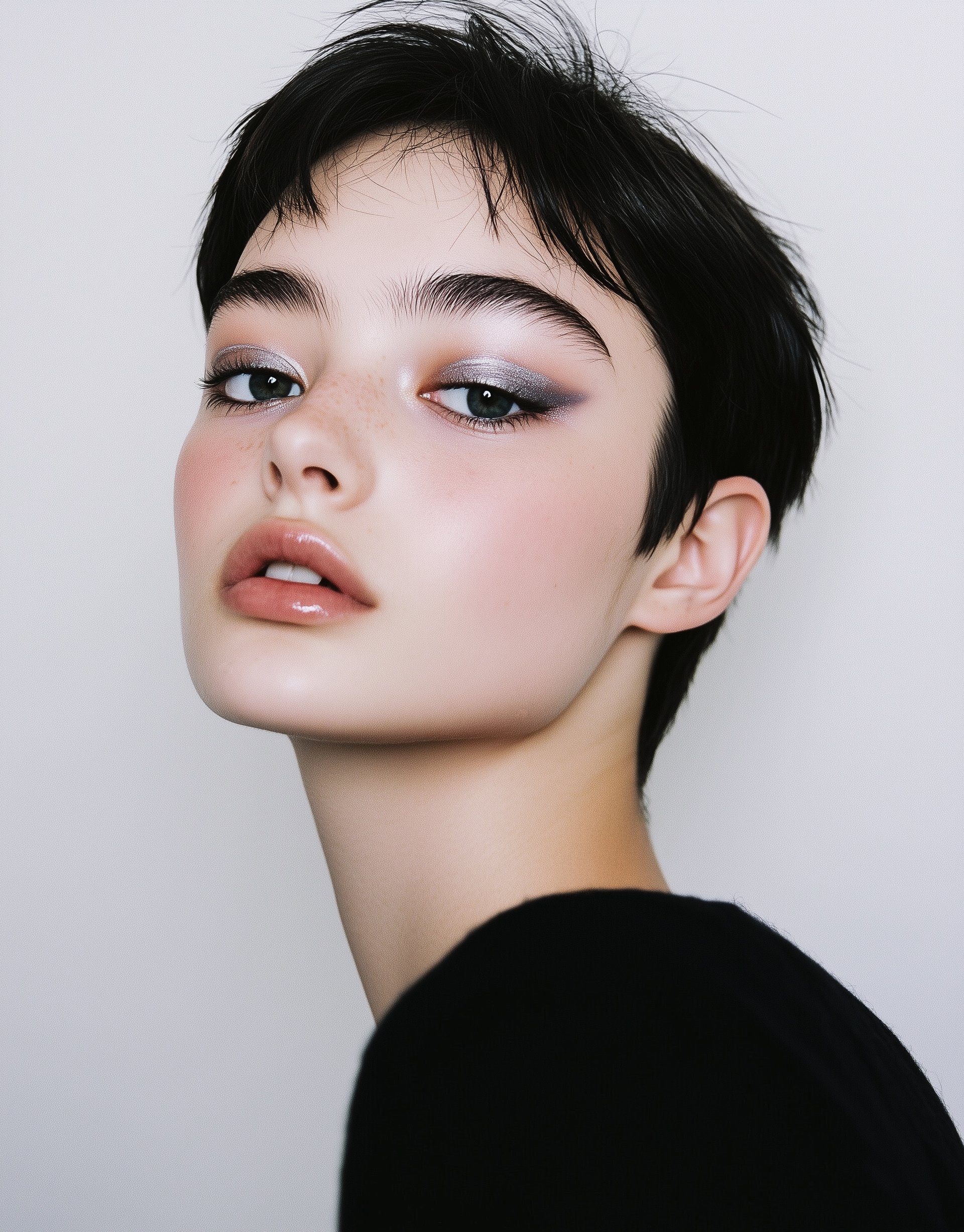 Chic Makeup Close-Up