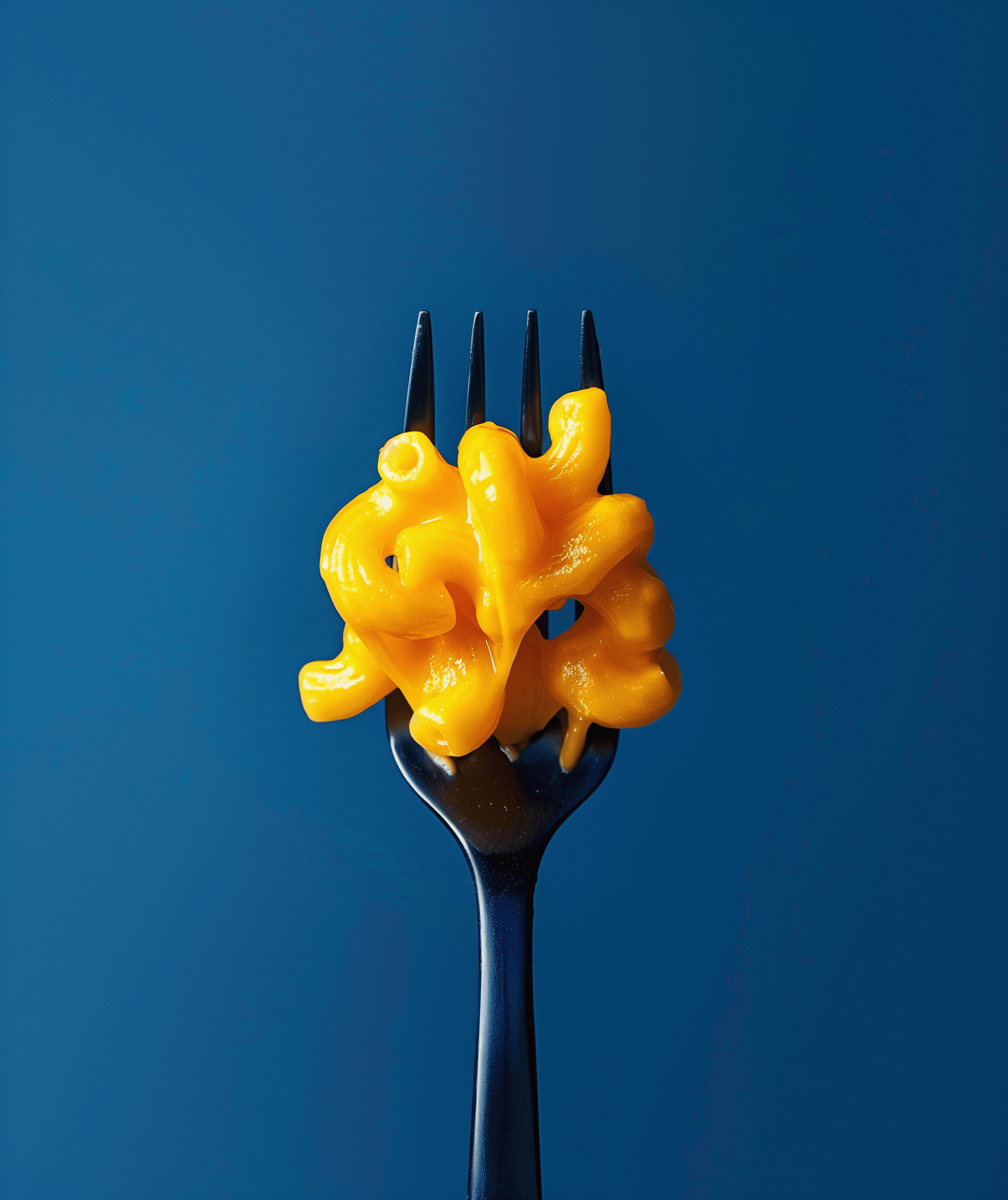 A fork with macaroni