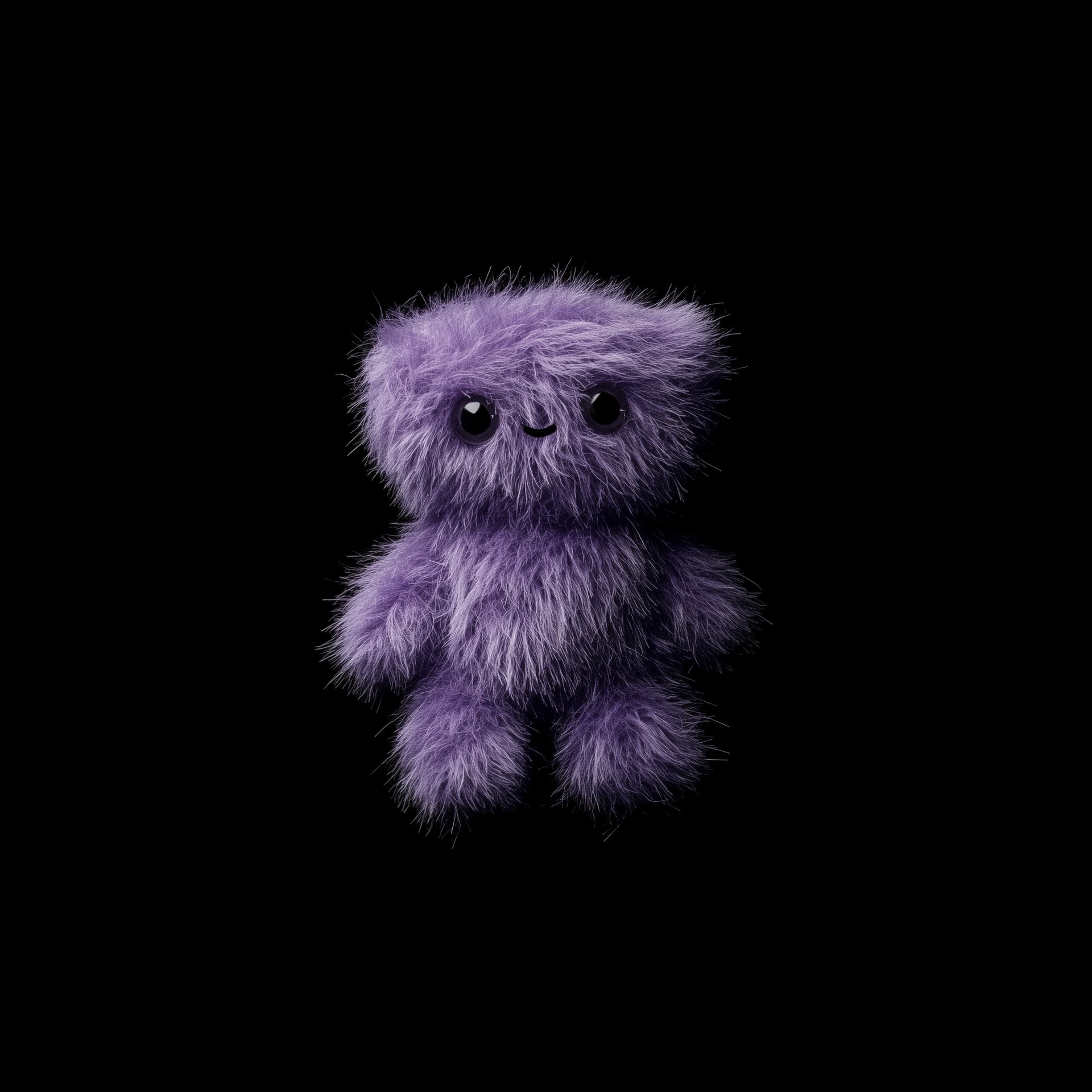 Purple Fluffy Doll