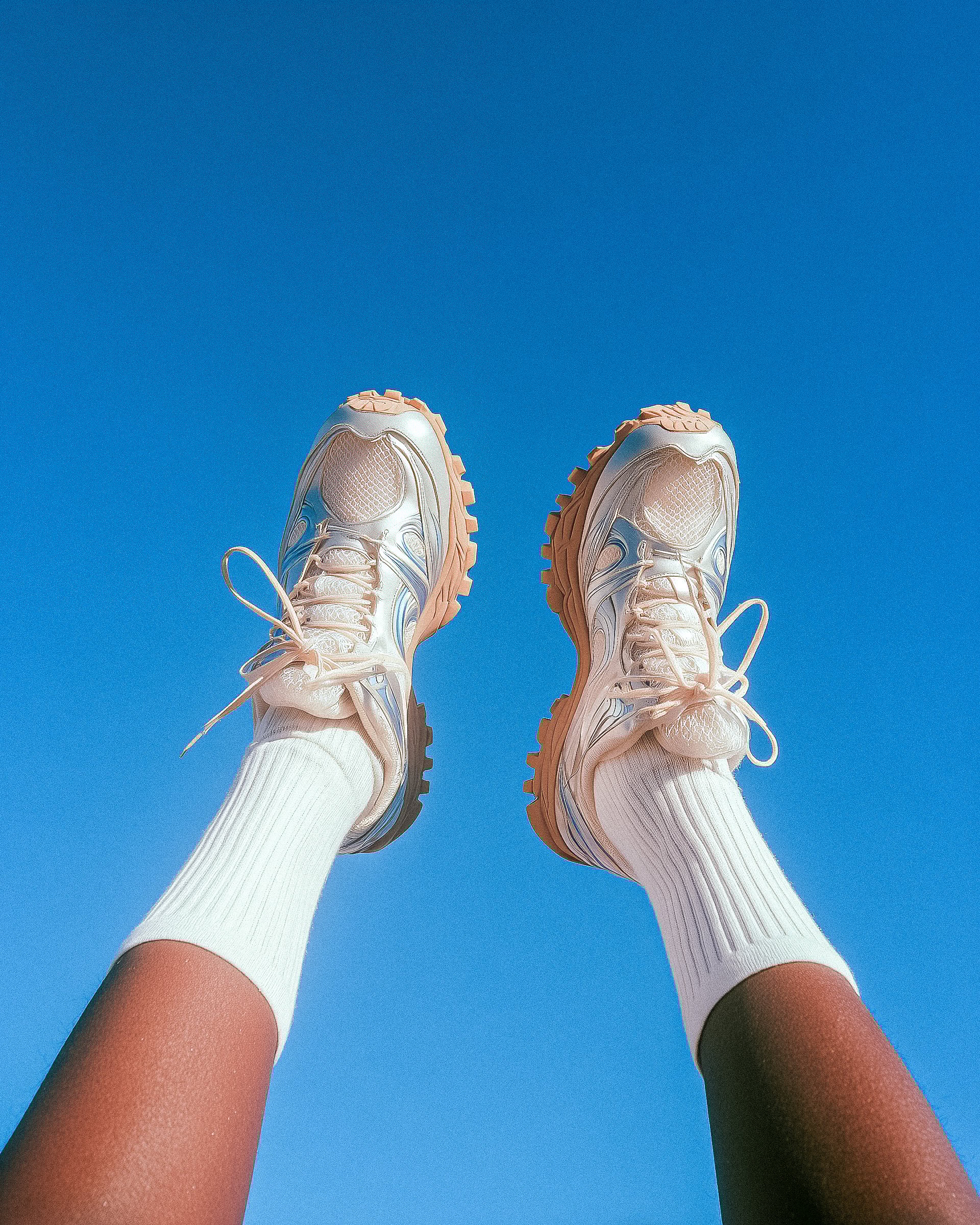 Skyward Metallic Sneakers