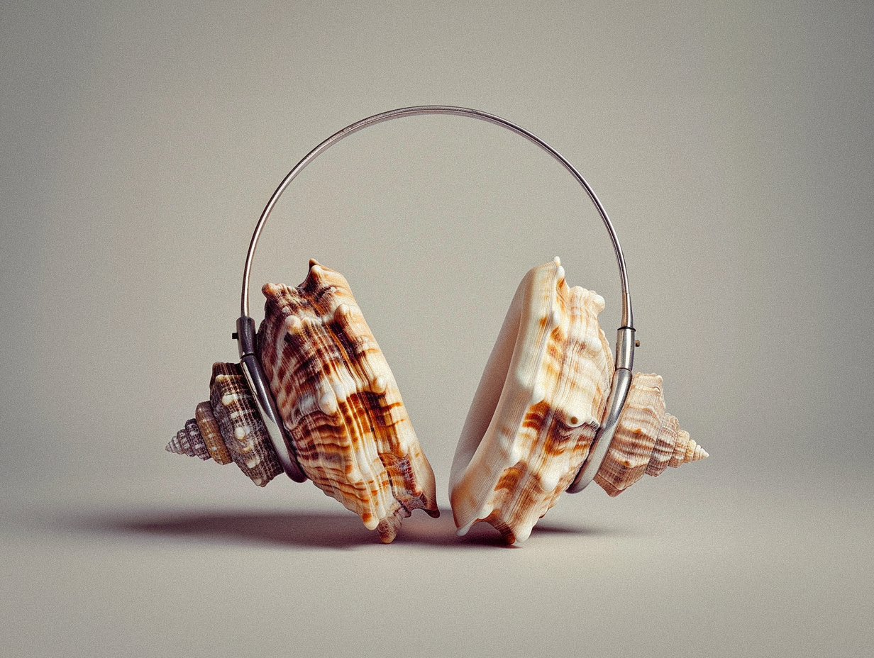 seashell headphones