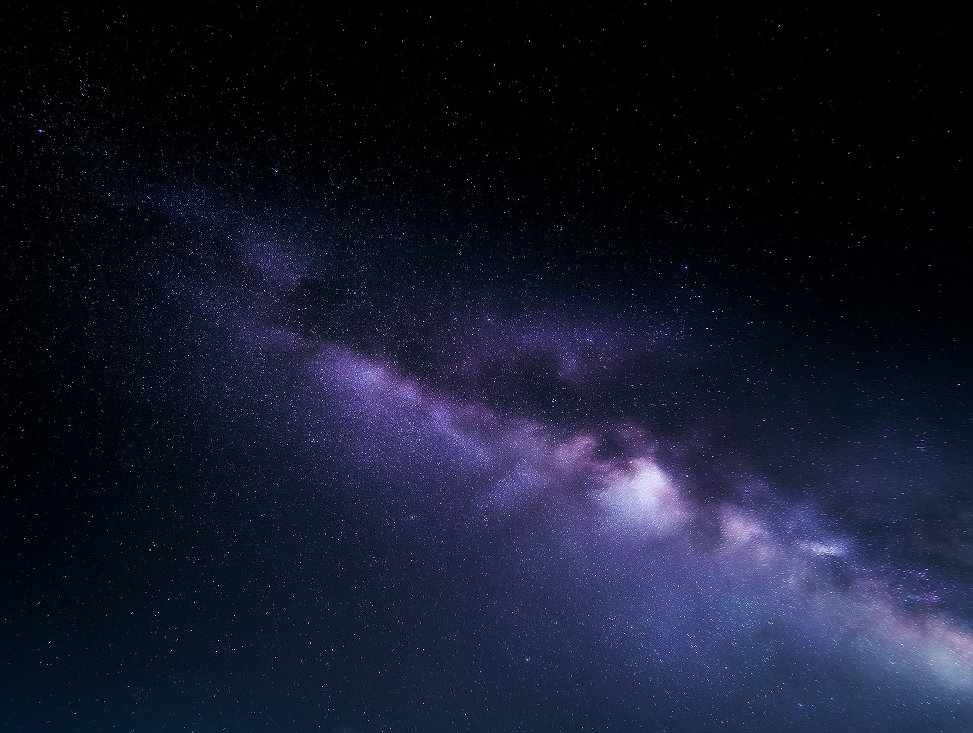 은하 별이 빛나는 밤하늘