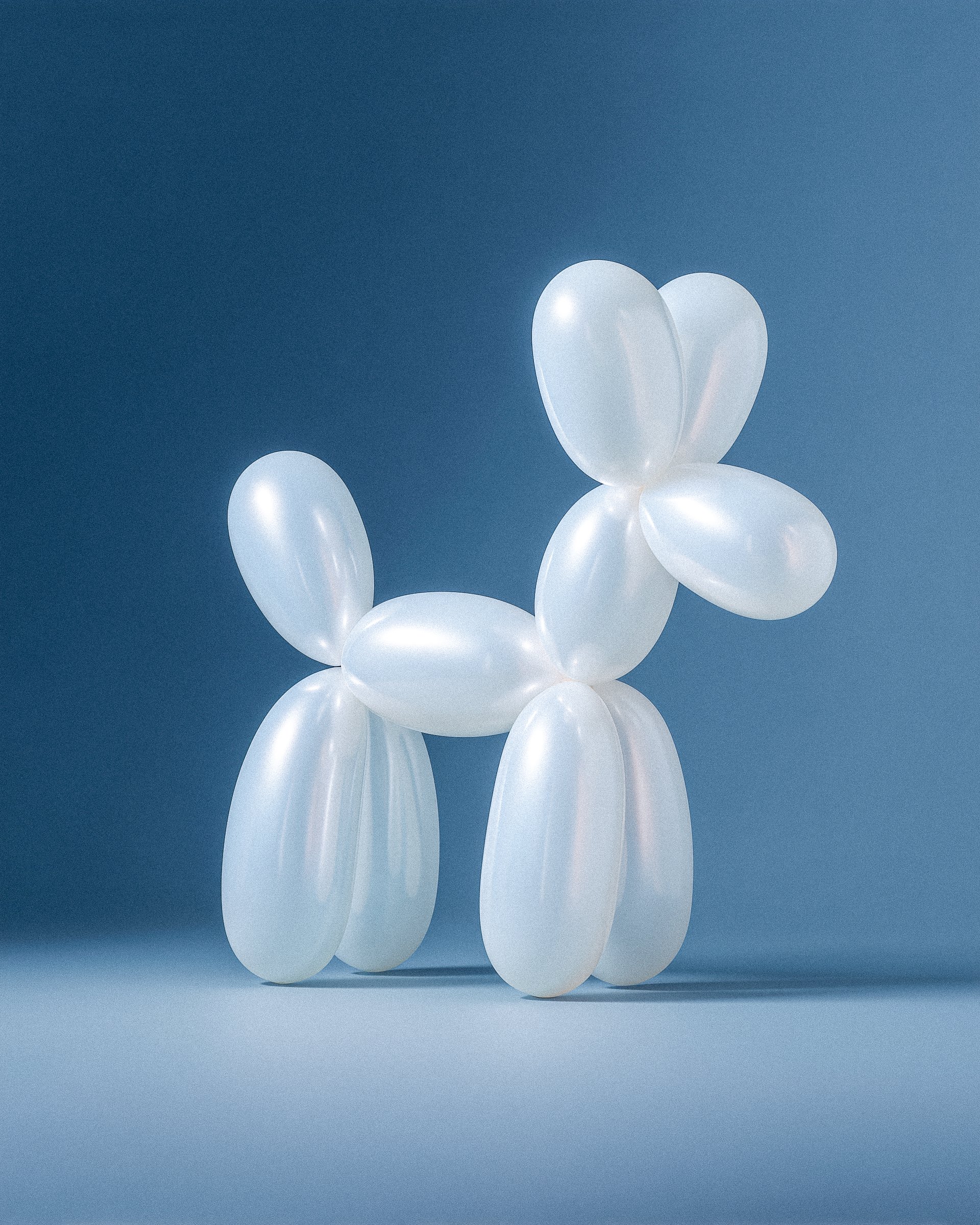 White Balloon Dog