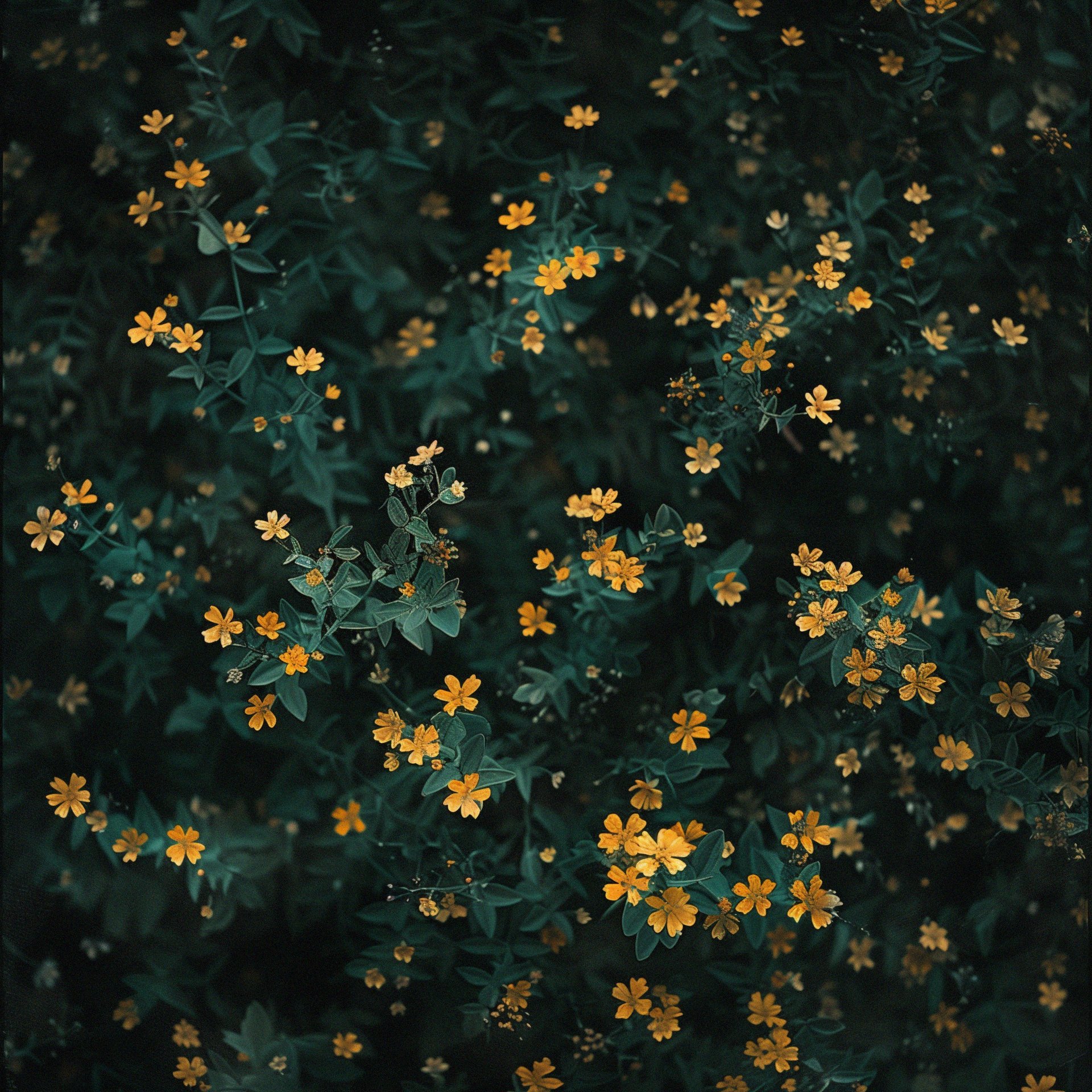 tiny yellow flowers