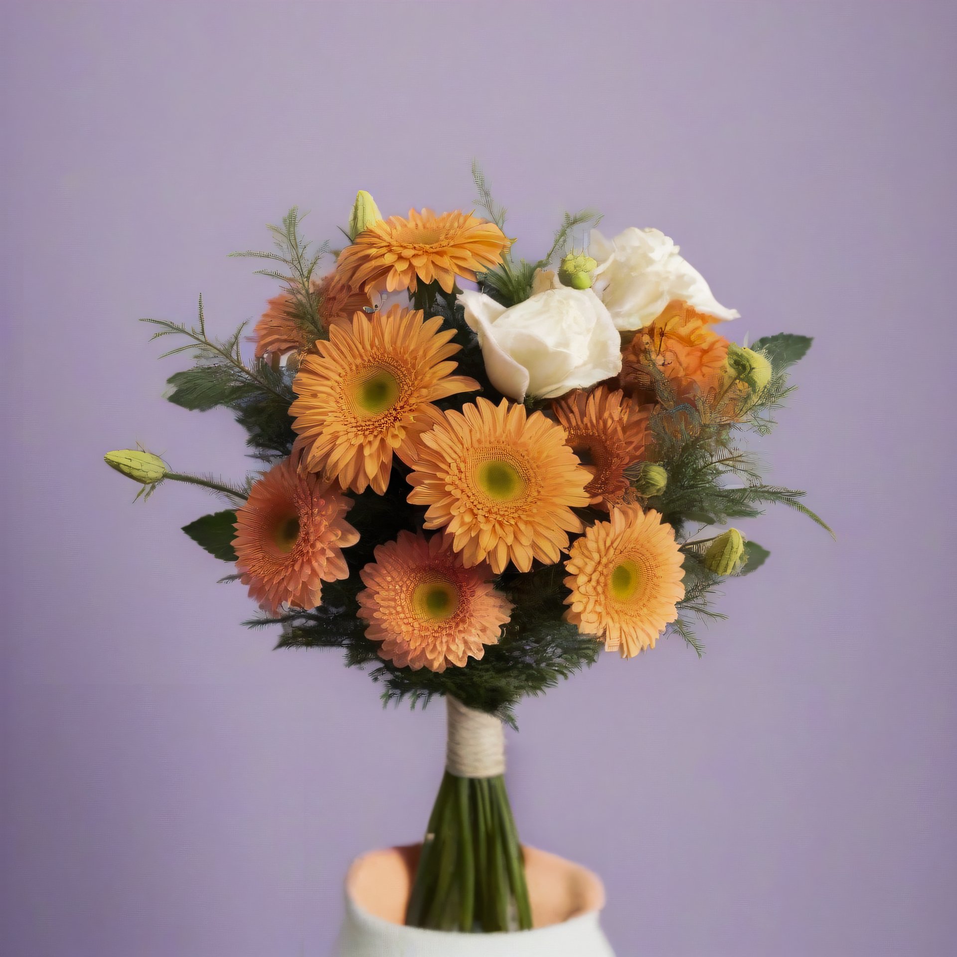 orange flower bouquet