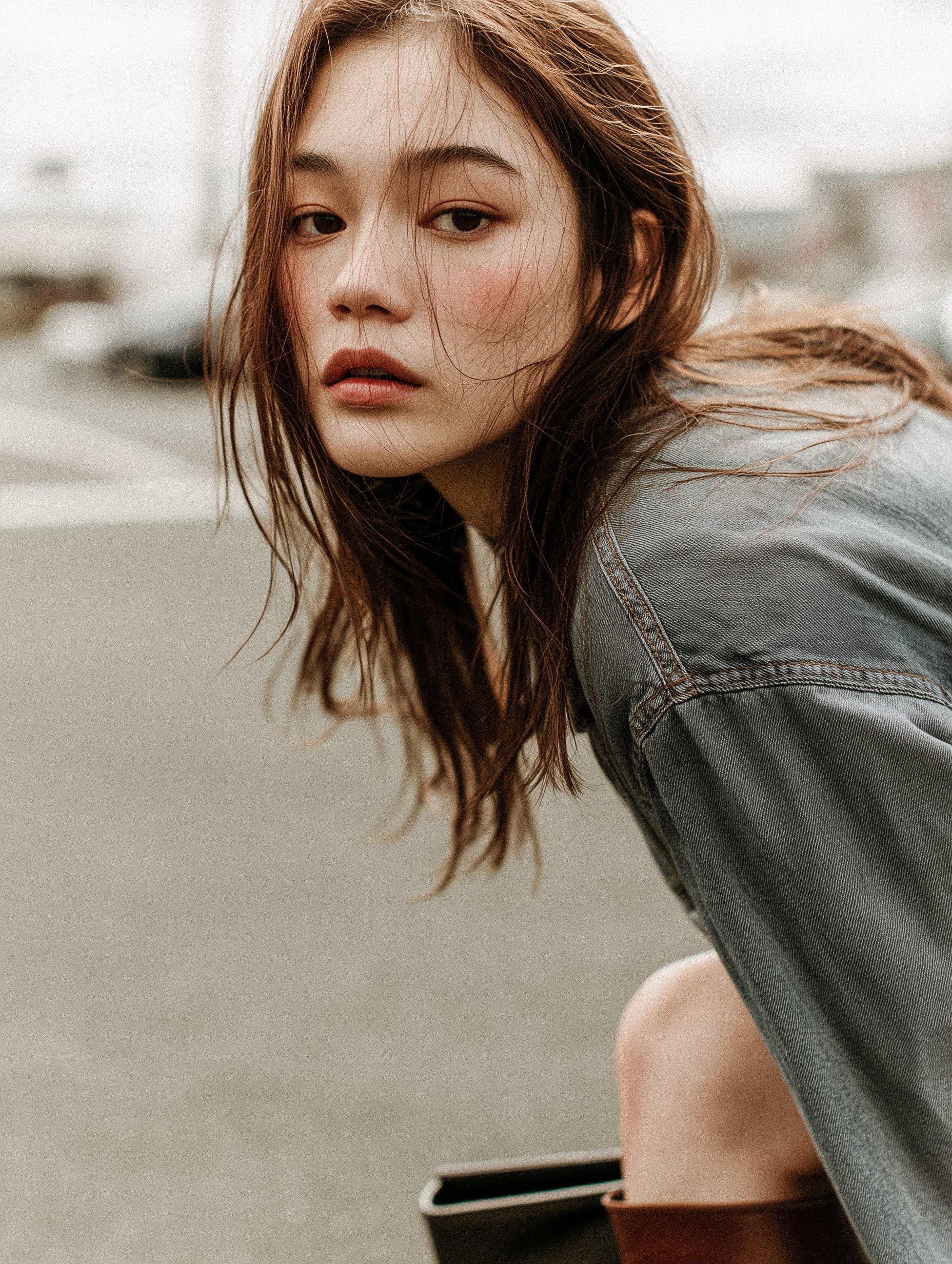 Young Woman Street Fashion Portrait