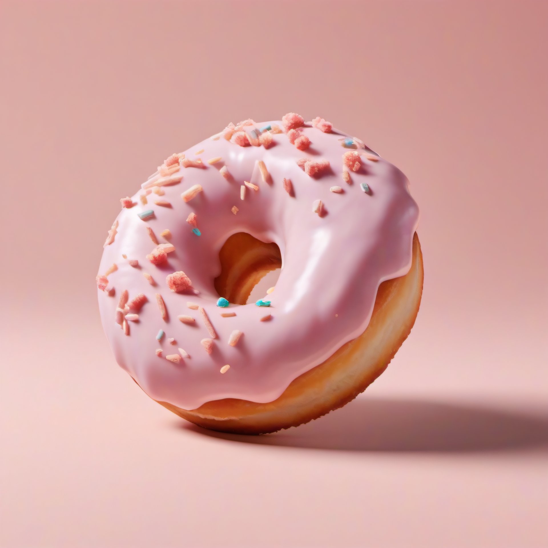 pink donut