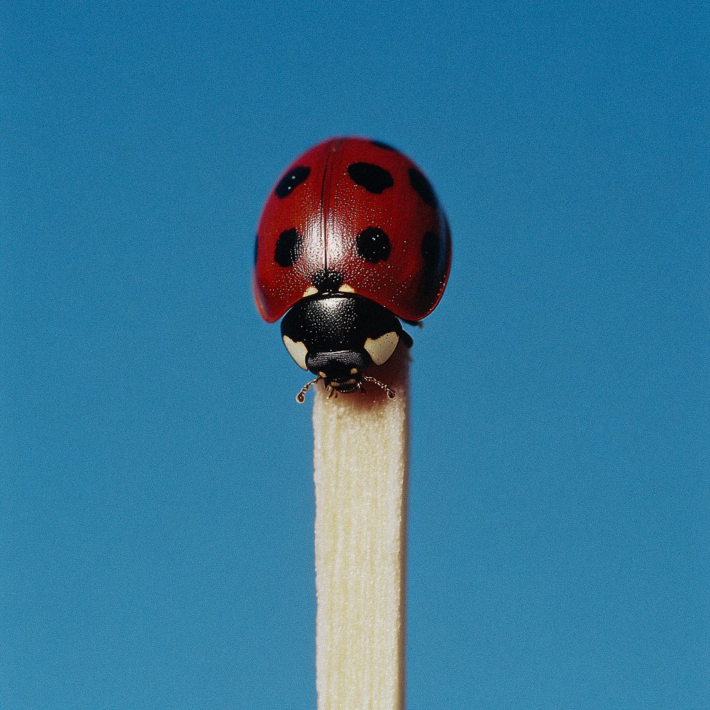 Ladybug Matchstick