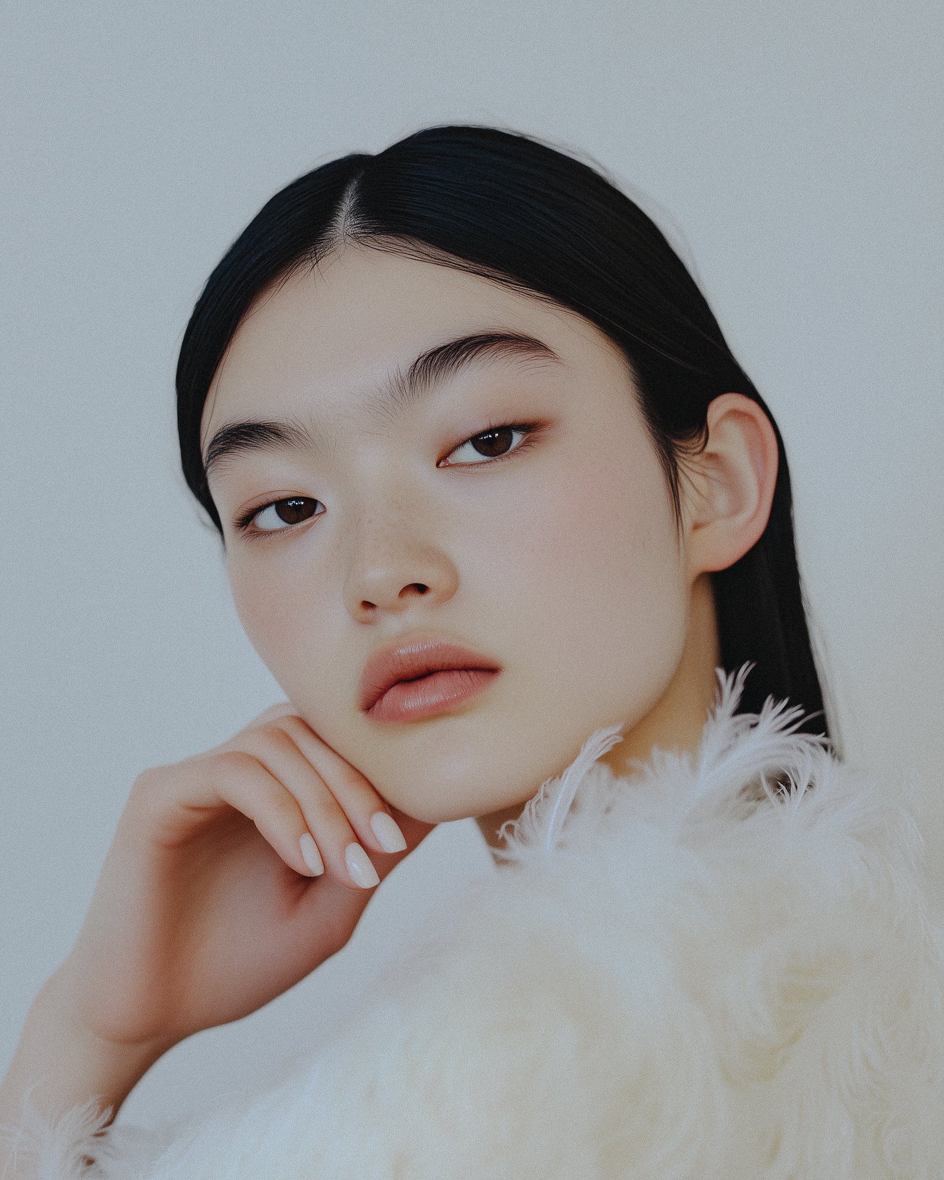 깃털의 우아한 아름다움