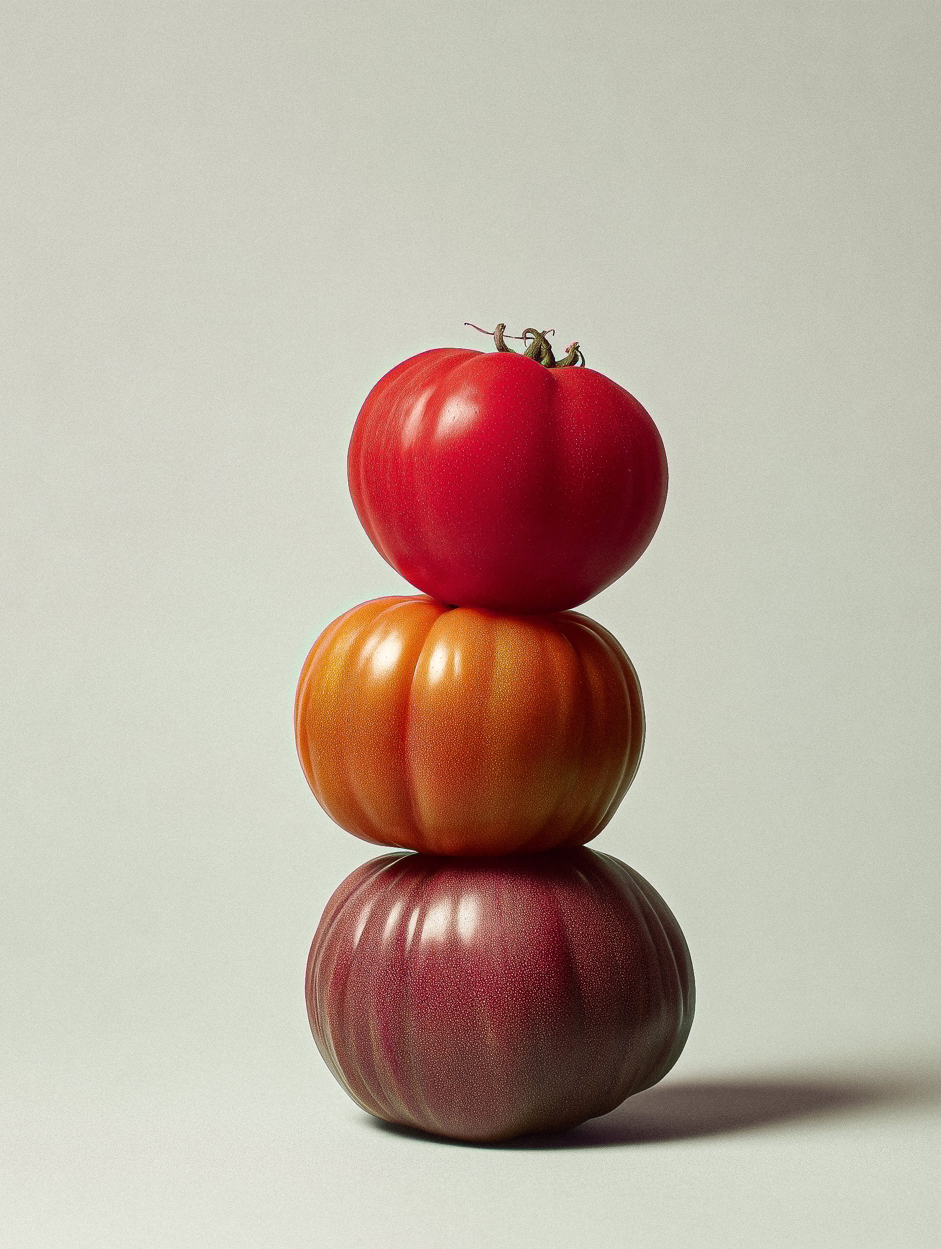 Stacked Heirloom Tomatoes
