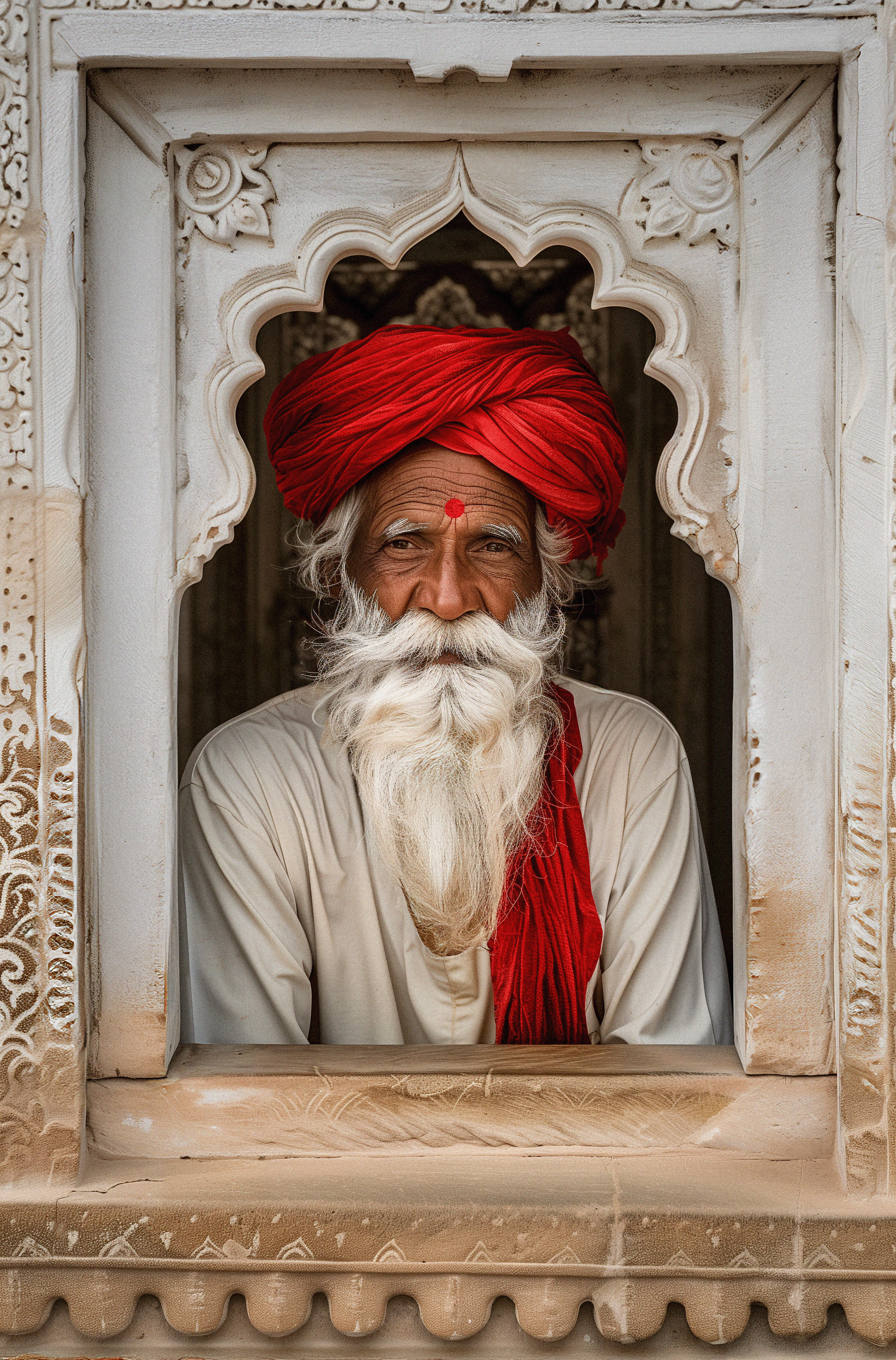 Indian old man
