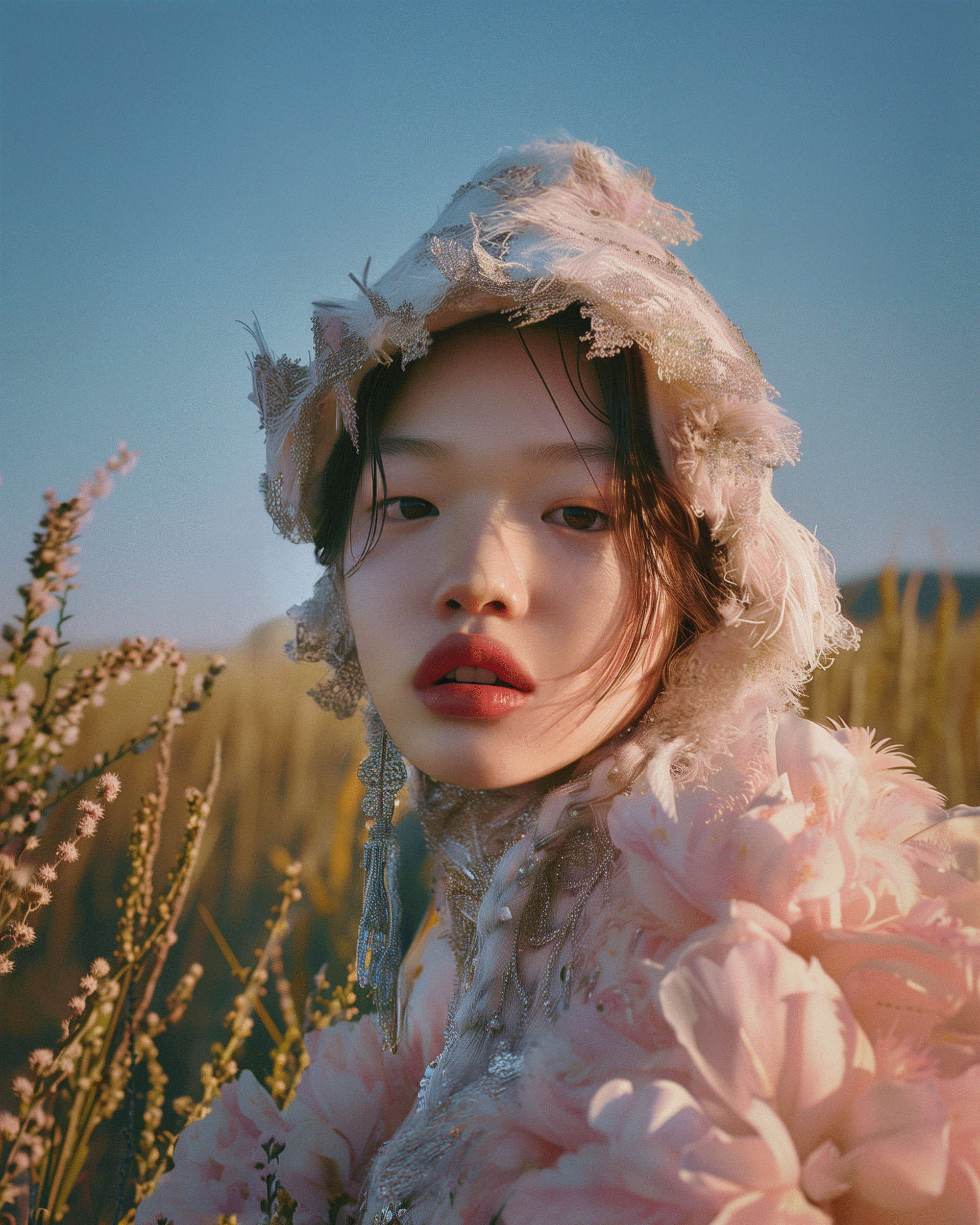 beautiful young mongolian woman