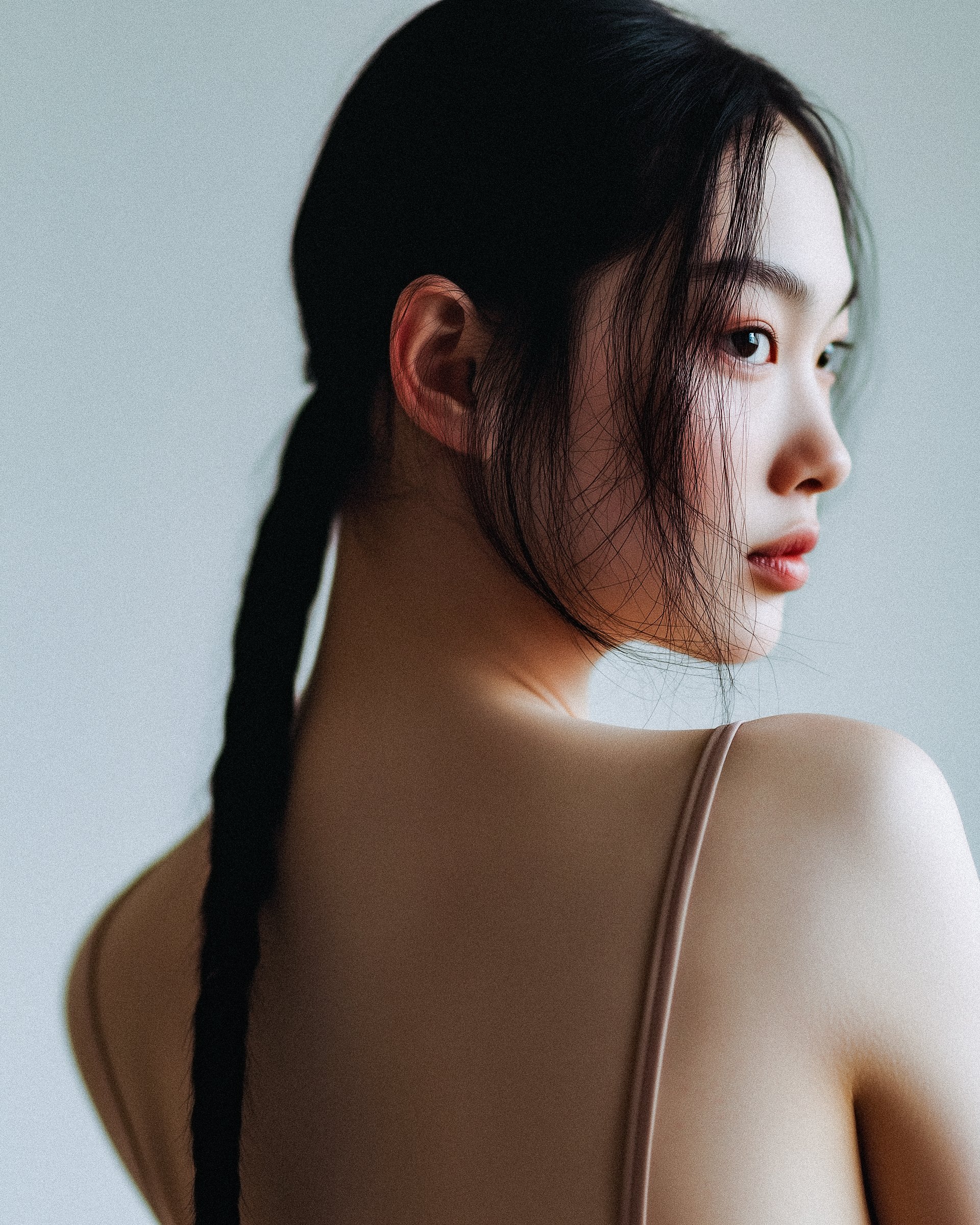 Braided Hair Side Portrait