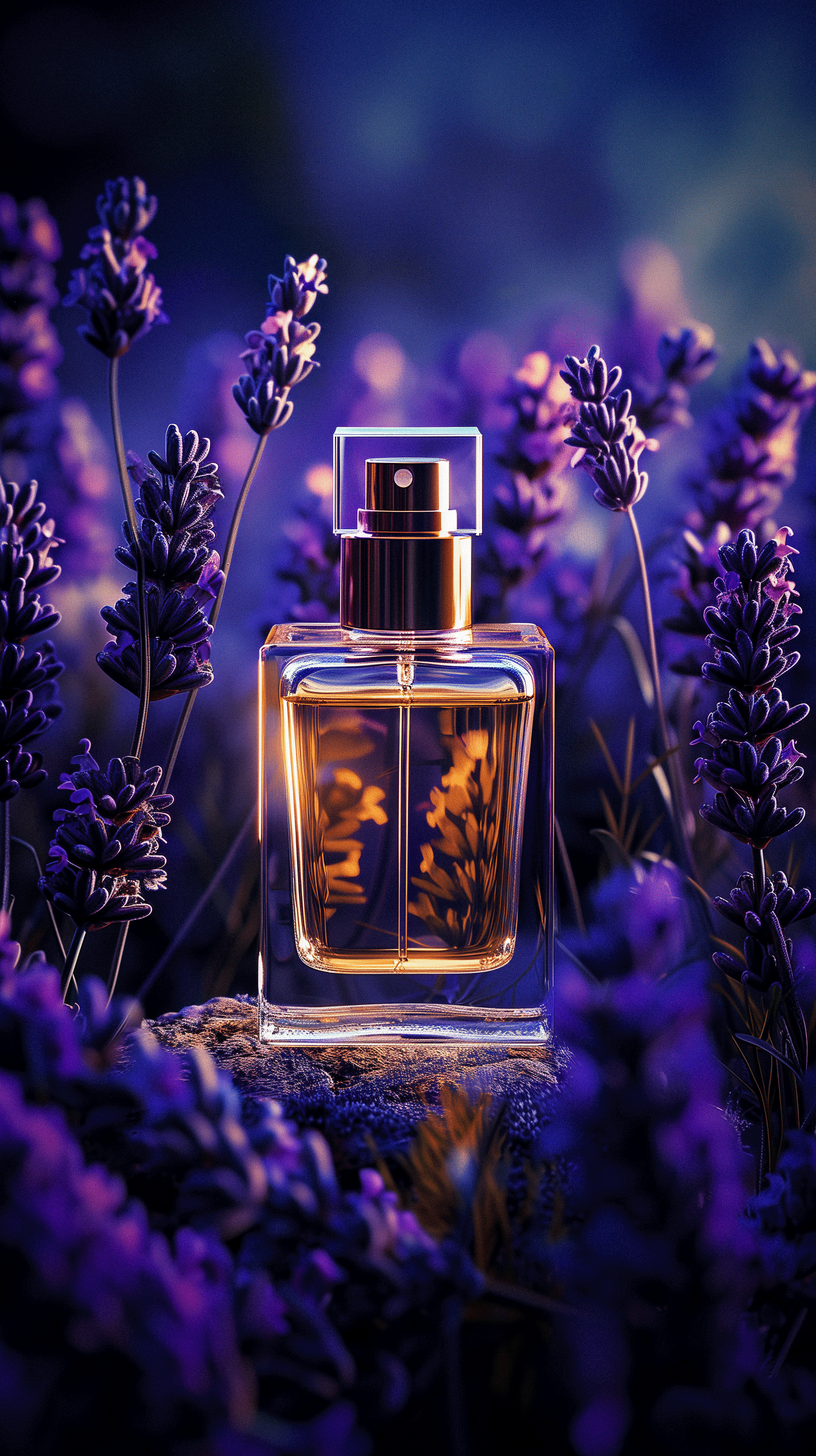 perfume with lavenders