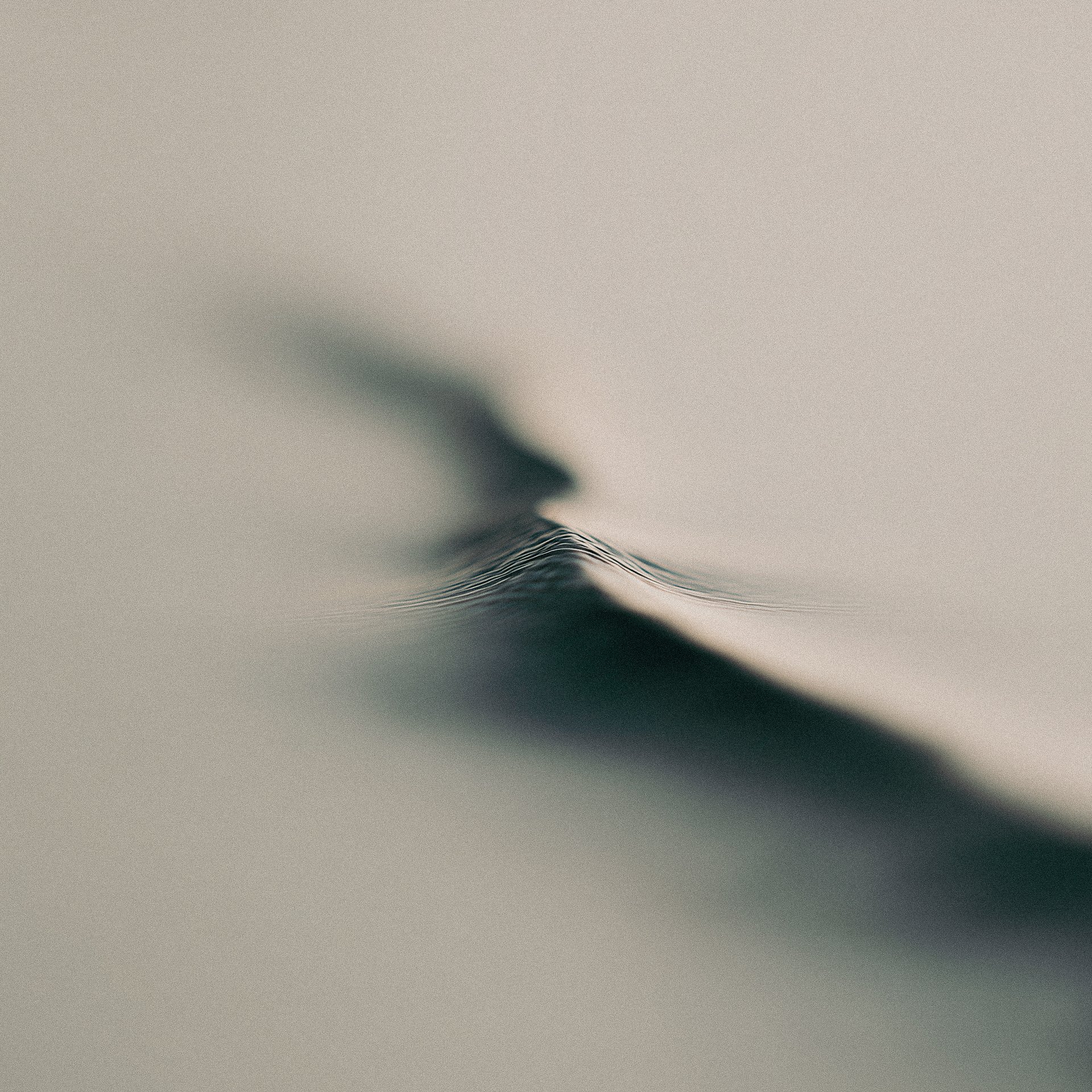 minimal water flowing