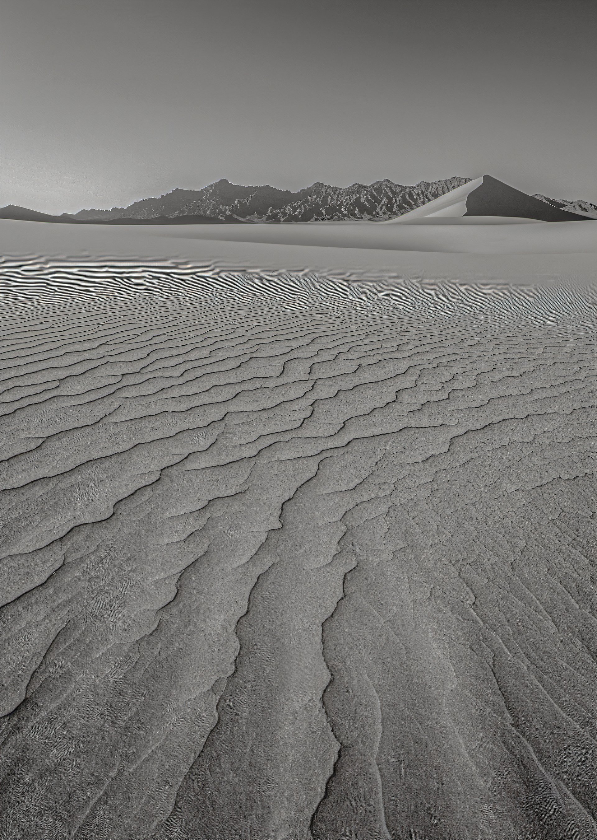 a salt desert