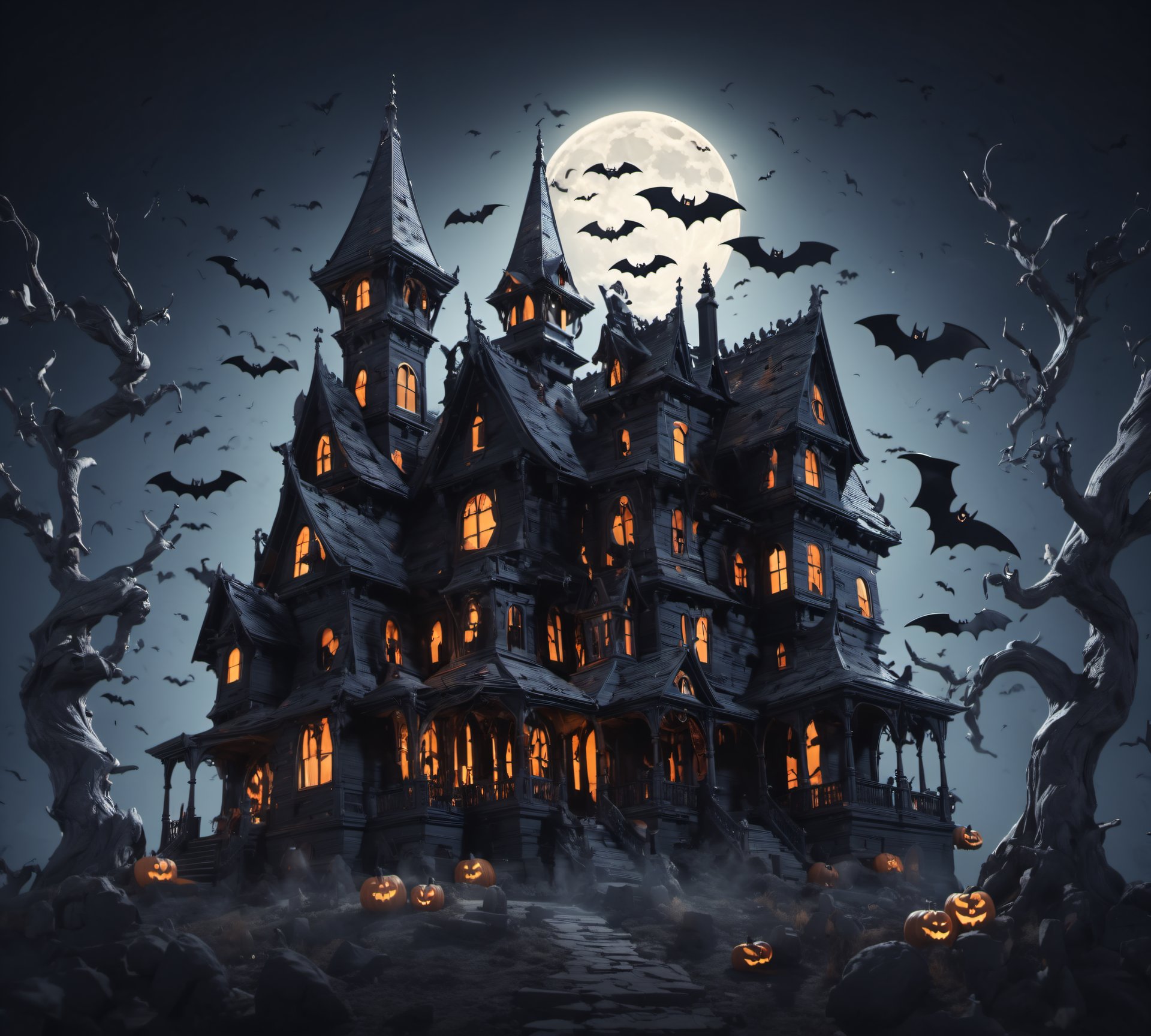 halloween house