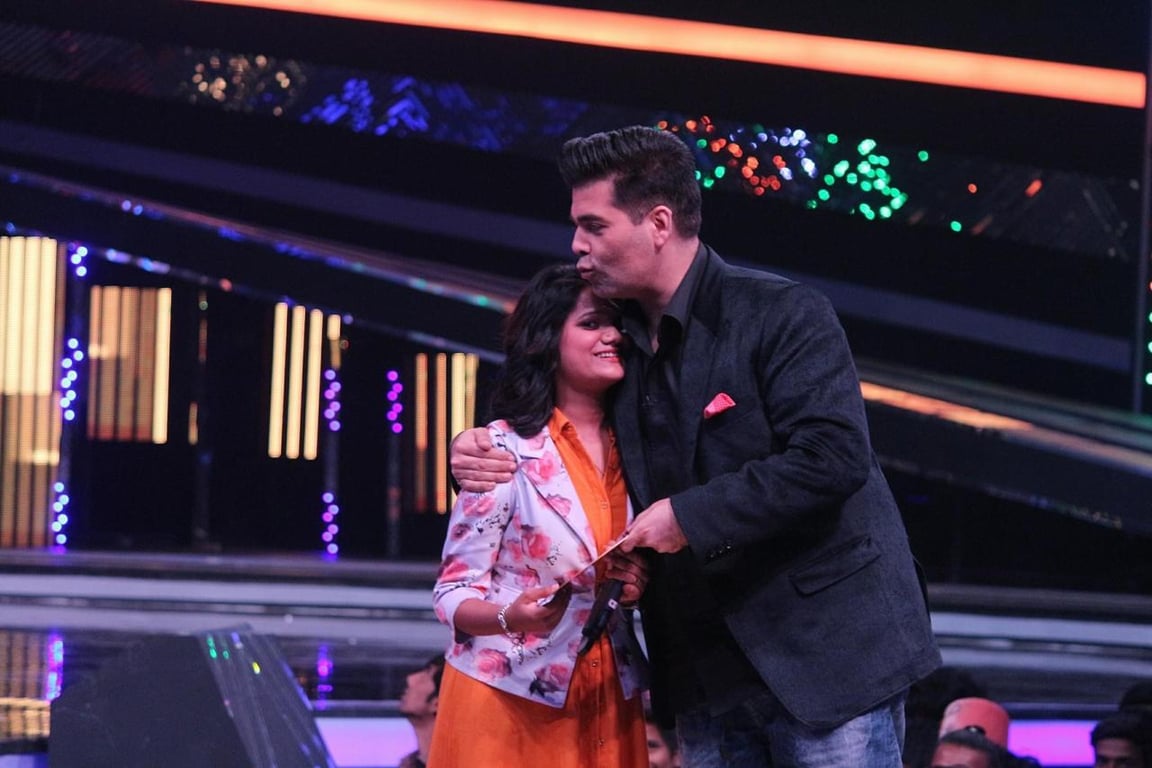 Barnali Hota with Karan Johar