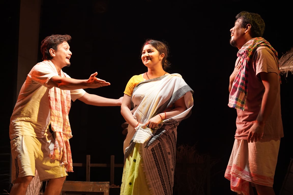 theatre drama underway