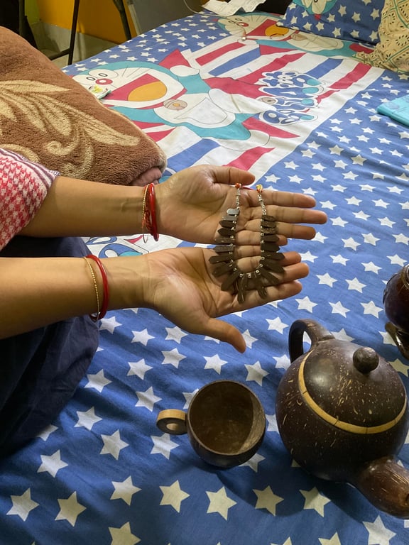 Coconut Shell Ornaments